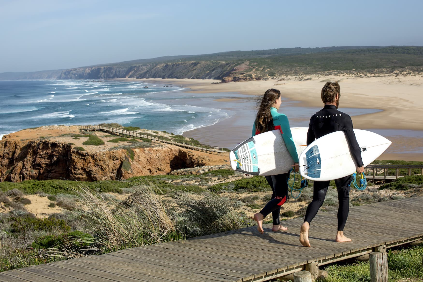Surfer an der Algarve