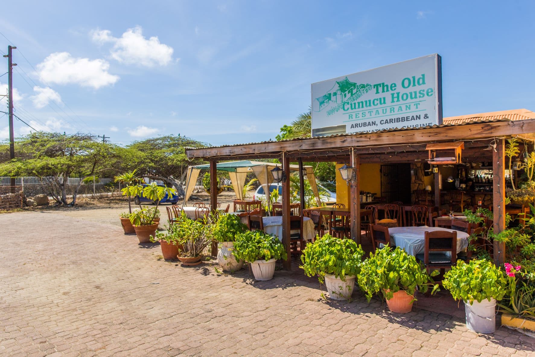 Restaurant Old Cunucu House auf Aruba