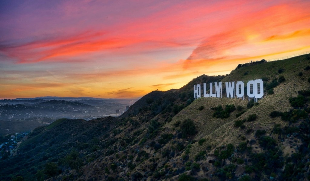Hollywood-Schriftzeichen in Los Angeles