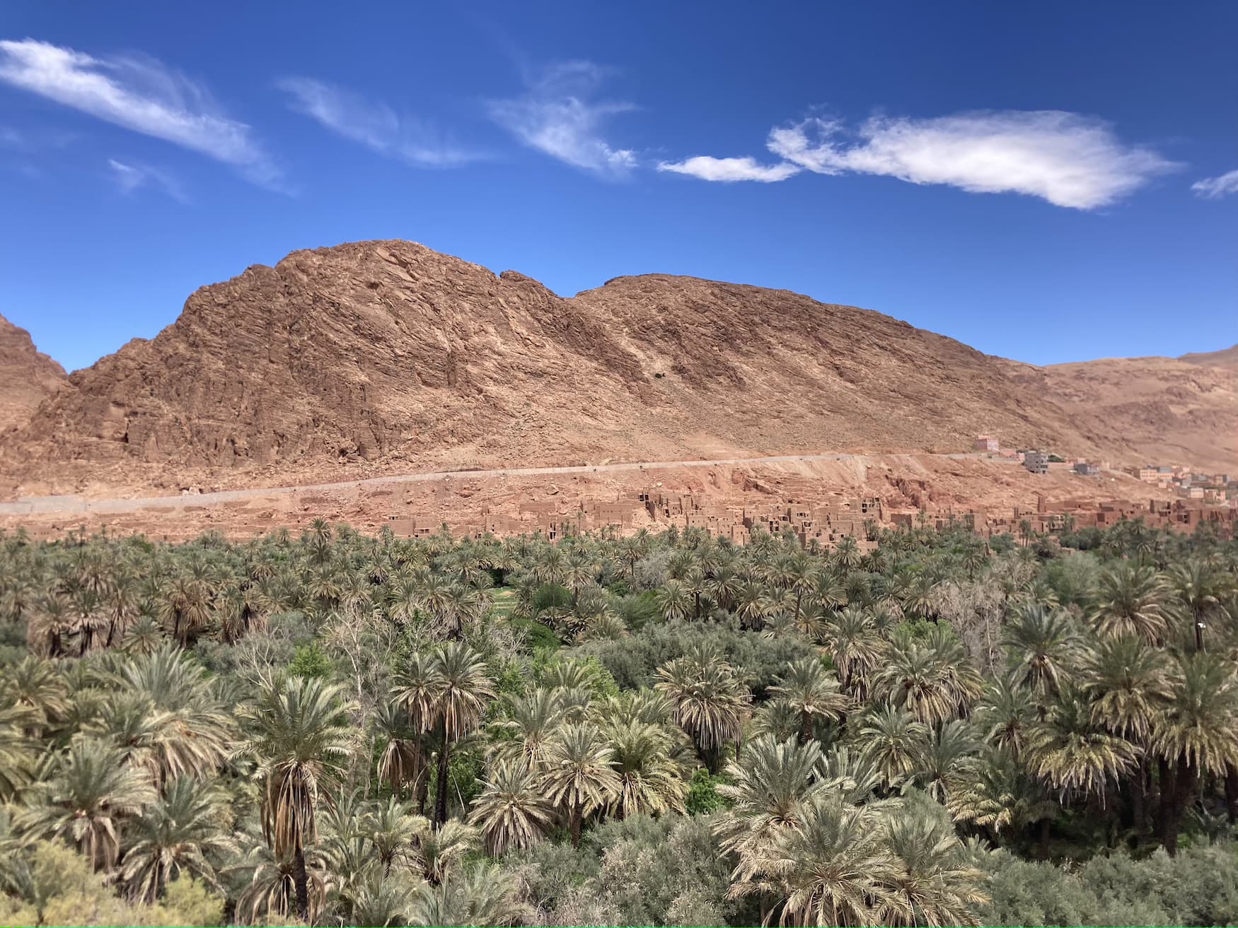 Oase Tinghir in Marokko