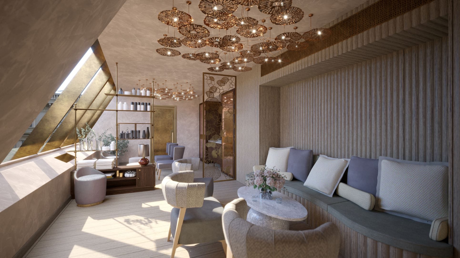 Spa-Bereich im Rosewood Vienna