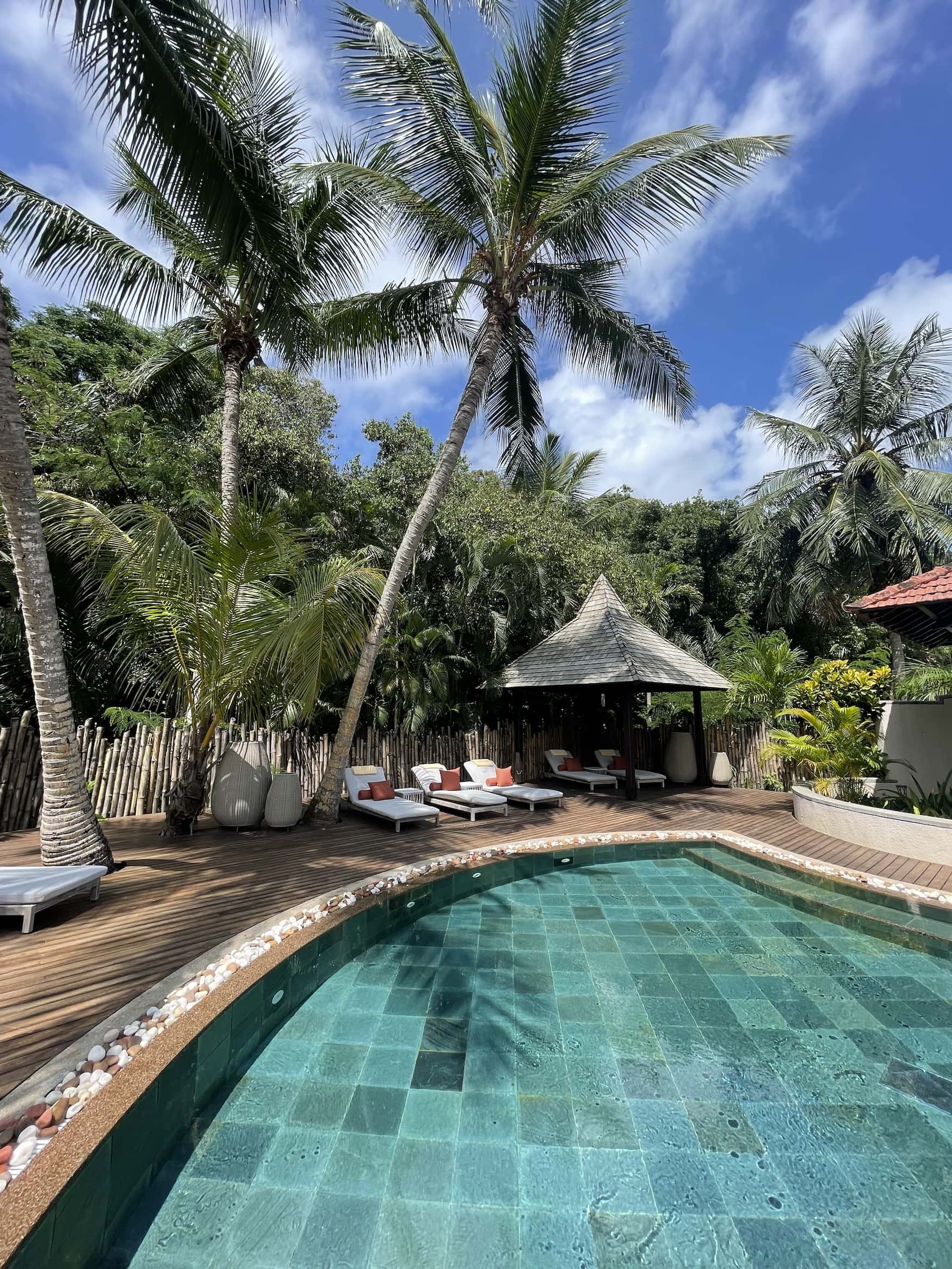 Pool im Club Med auf den Seychellen
