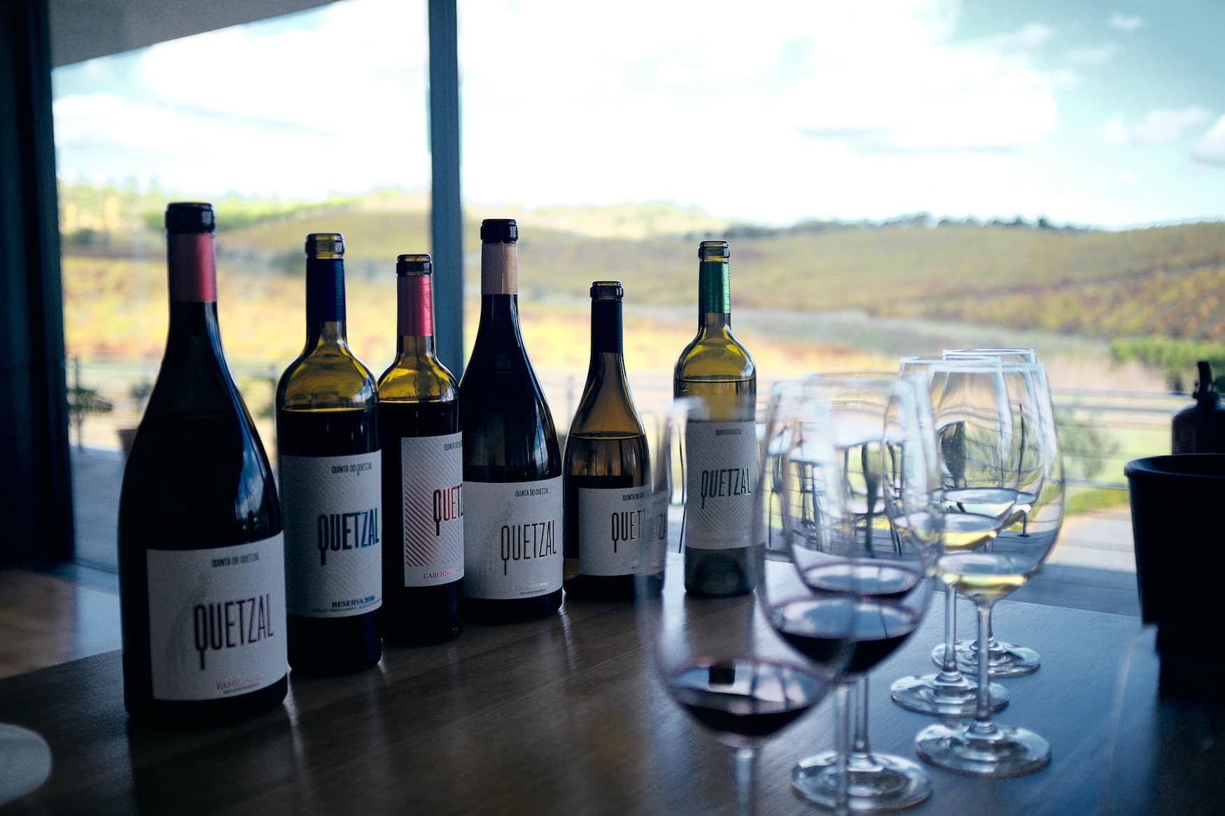 Weinprobe im Quinta do Quetzal