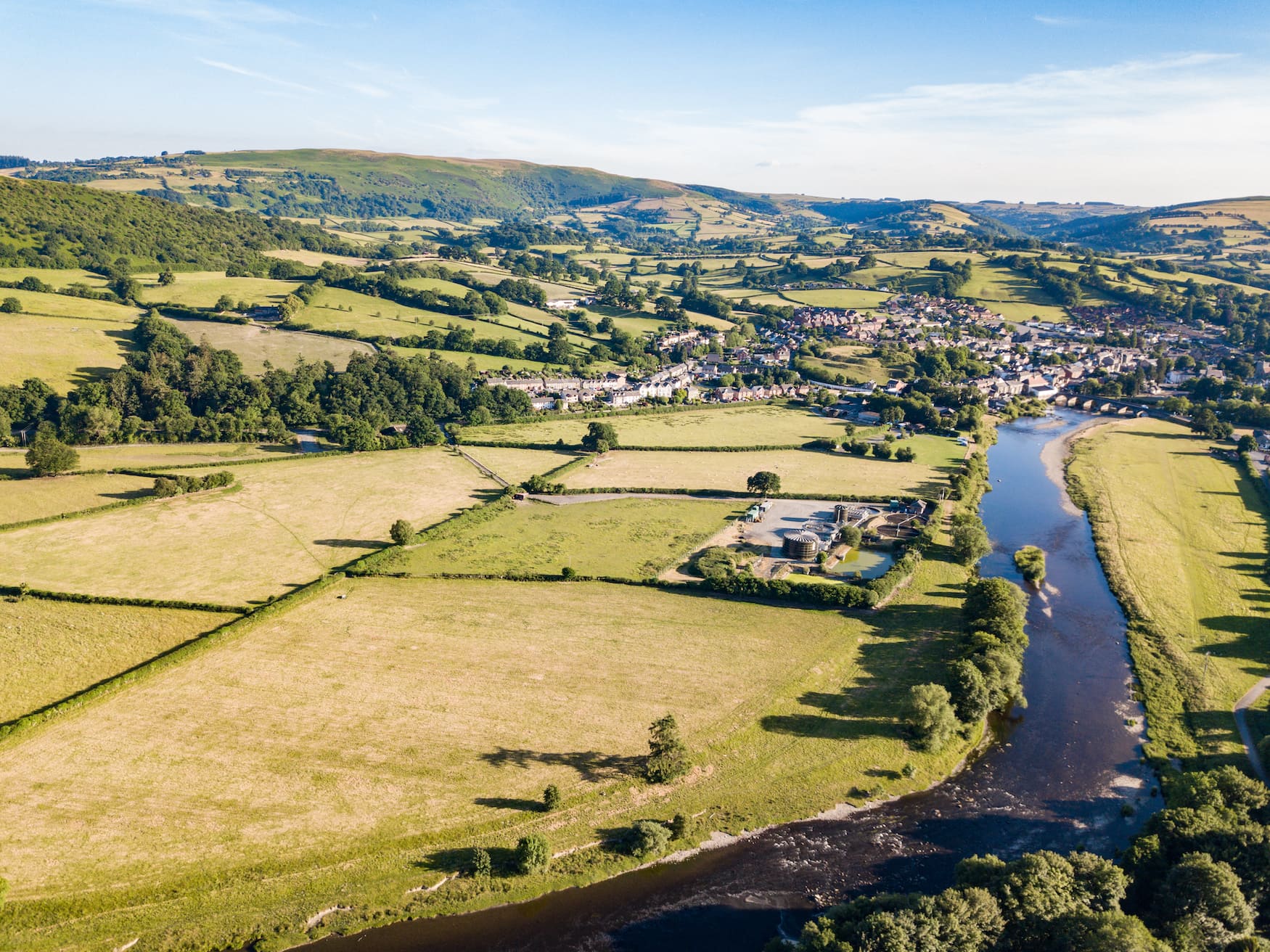 Wye Valley in Wales