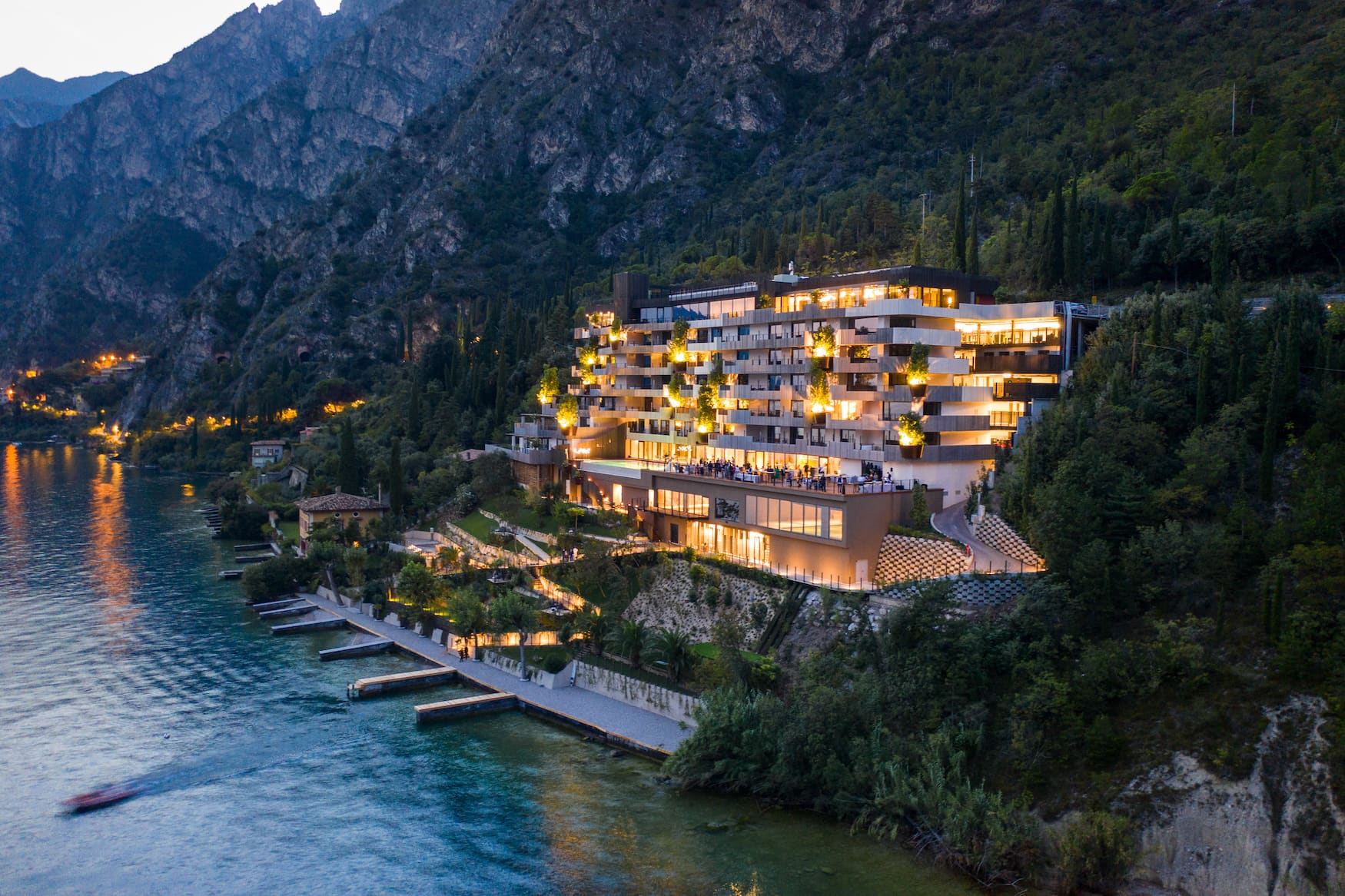 Außenansicht des EALA am Gardasee