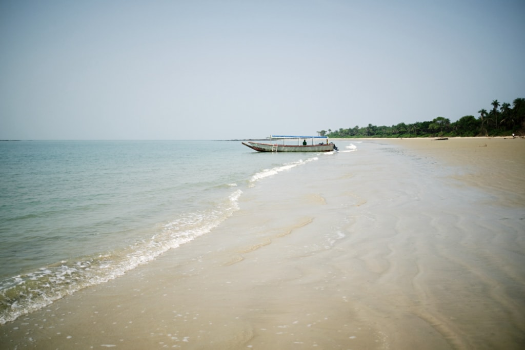 Strand im Bissagos-Archipel