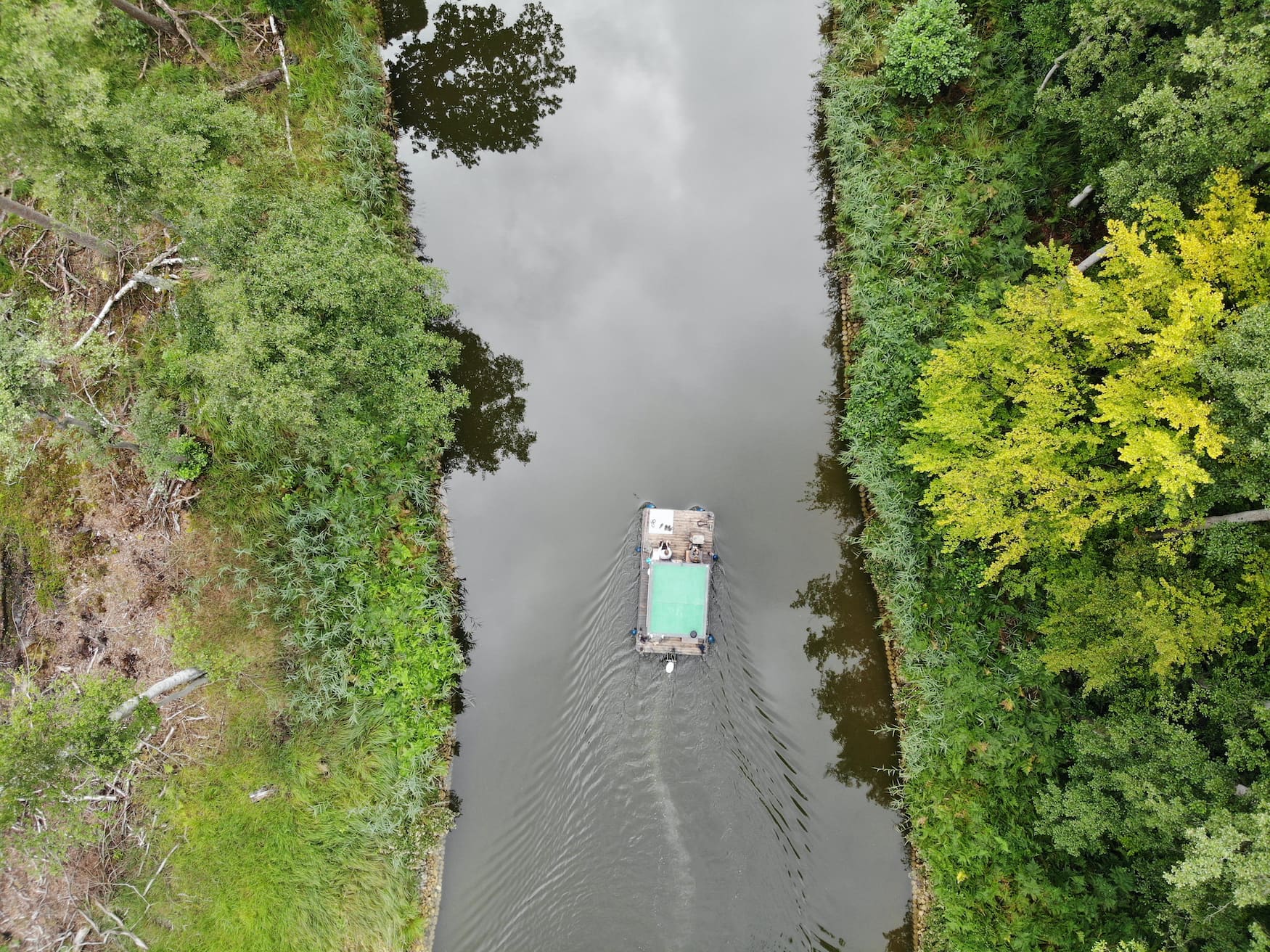 Urlaub auf dem Hausboot - besser geht ein Hotel in der Natur nicht.
