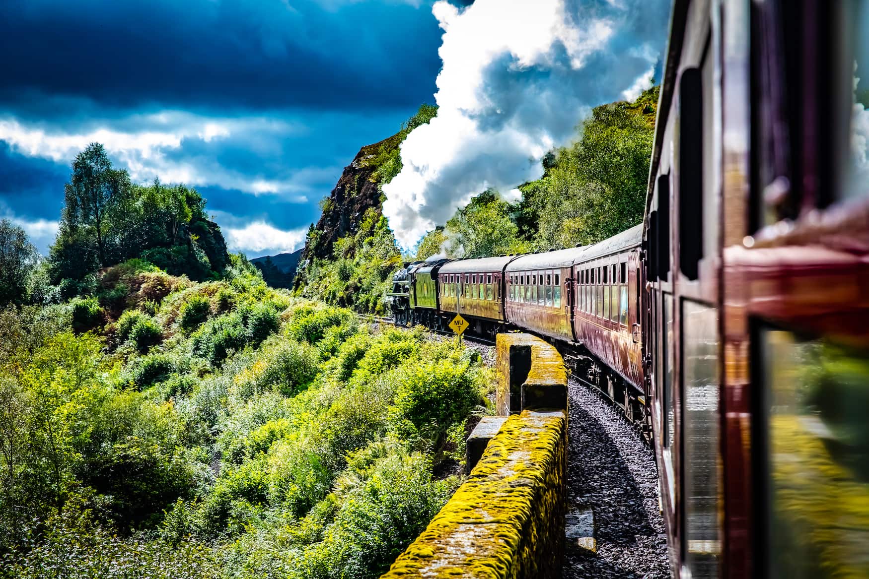 der Jacobite Train ist einer der Harry Potter Film Locations
