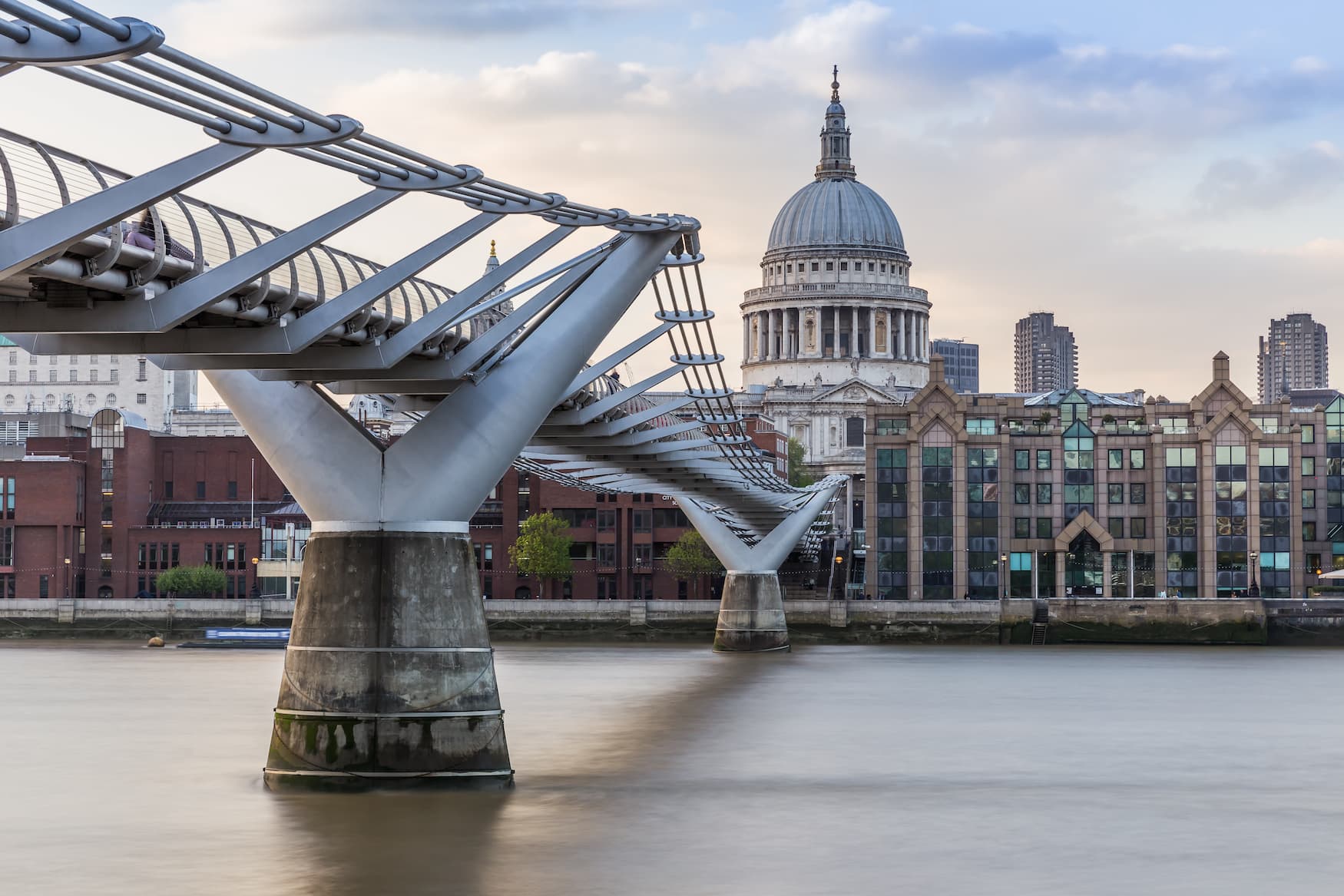 die Millennium Bridge in London