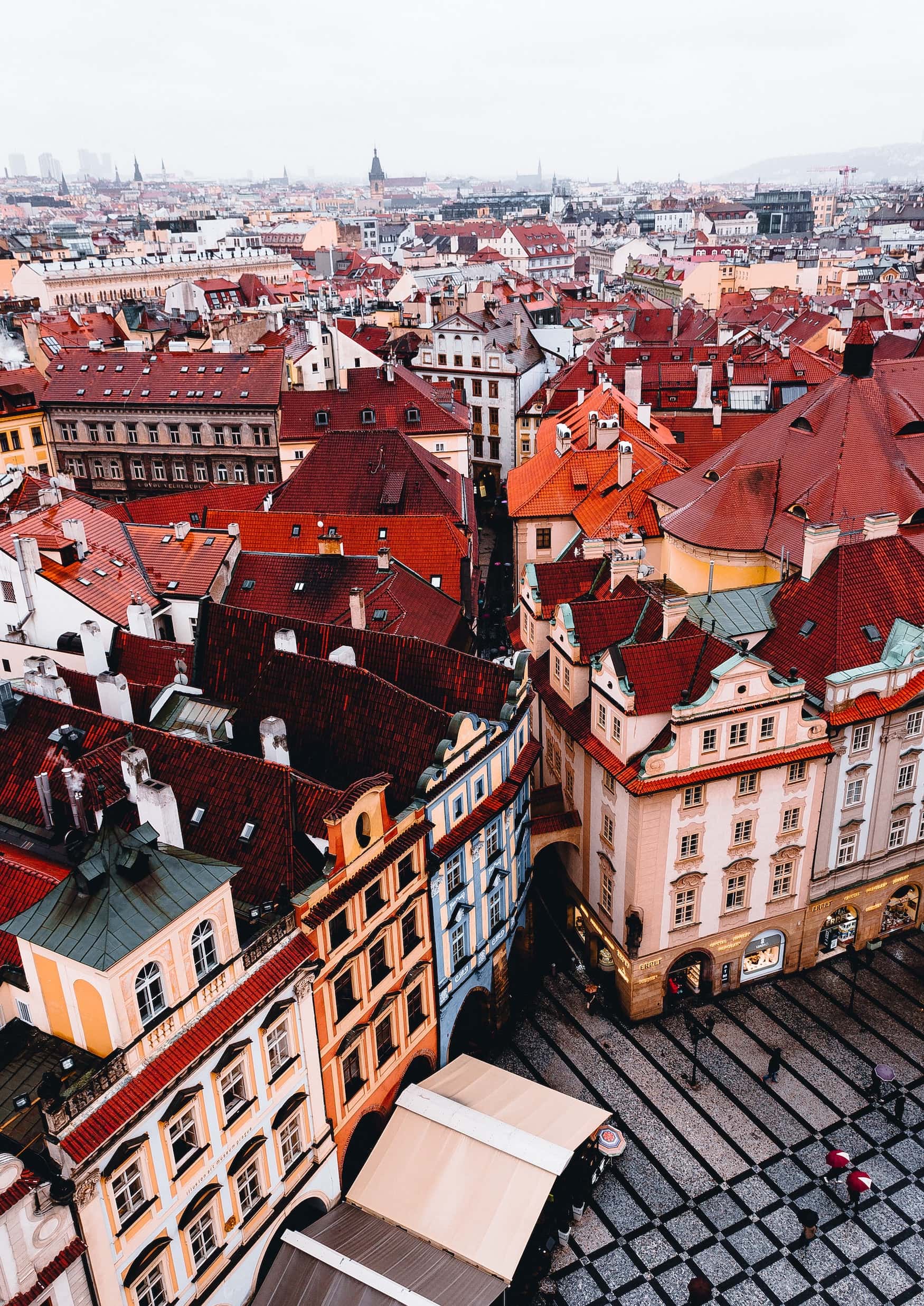 Blick auf die Altstadt von Prag