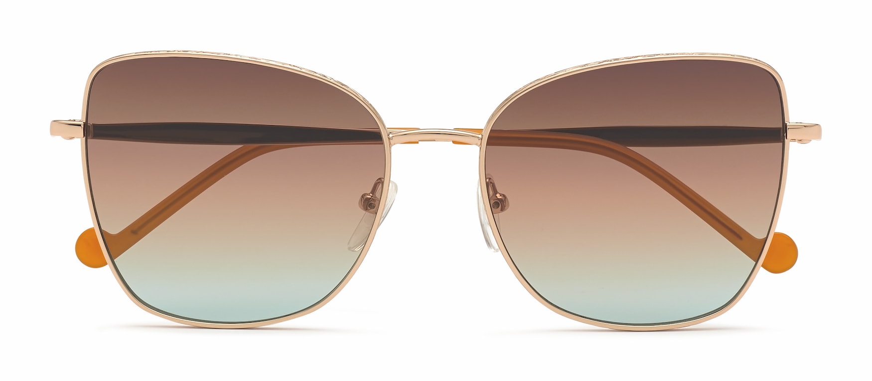Sonnenbrille mit Farbverlauf in Schmetterlingsform von Liu Jo