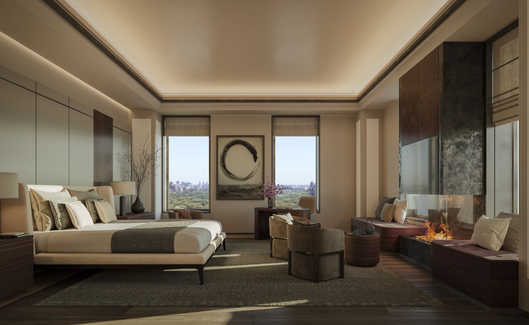 Hotelzimmer im neuen Aman New York