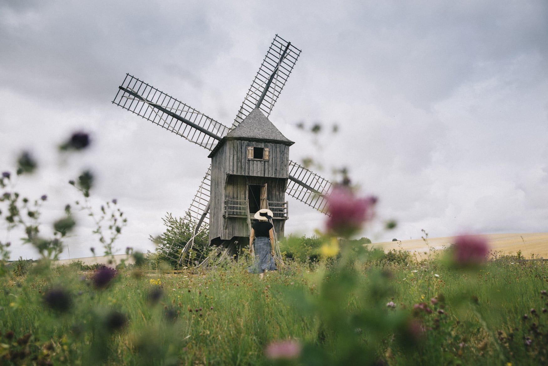 Windmühle in der Champagne