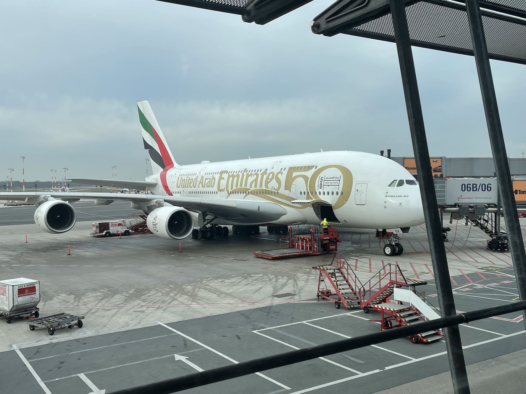 Flugzeug der Airline Emirates