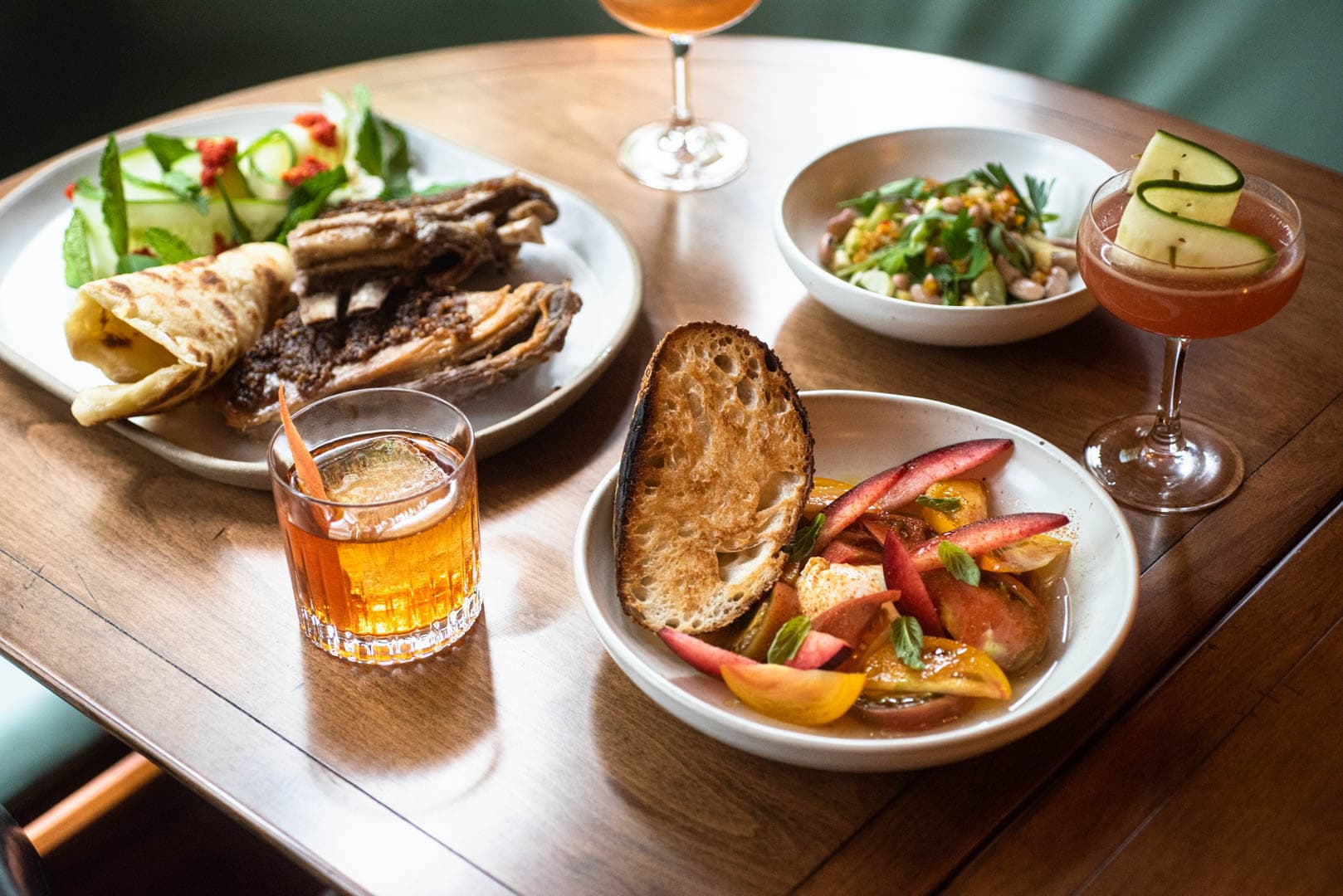 Snacks in einem Hotelrestaurant in Brooklyn