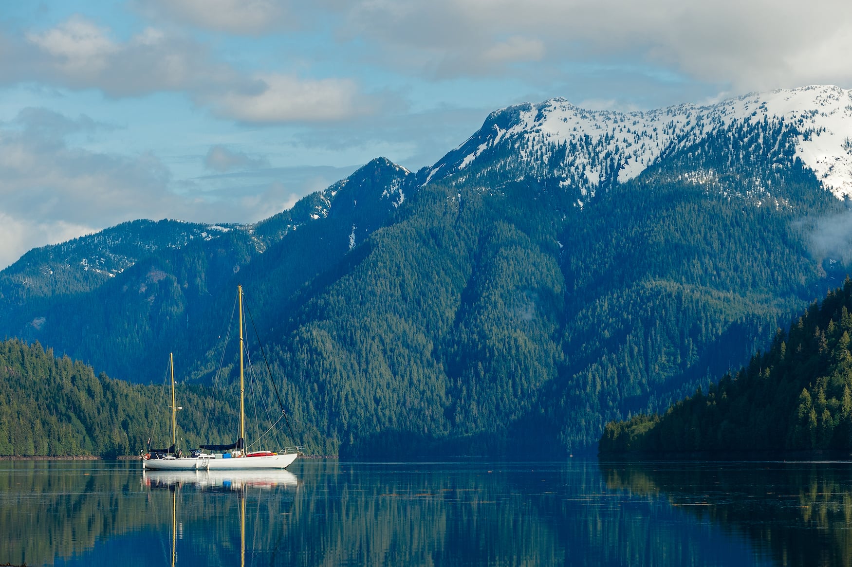 Prince Rupert Island im Khutzeymateen Inlet in Kanada