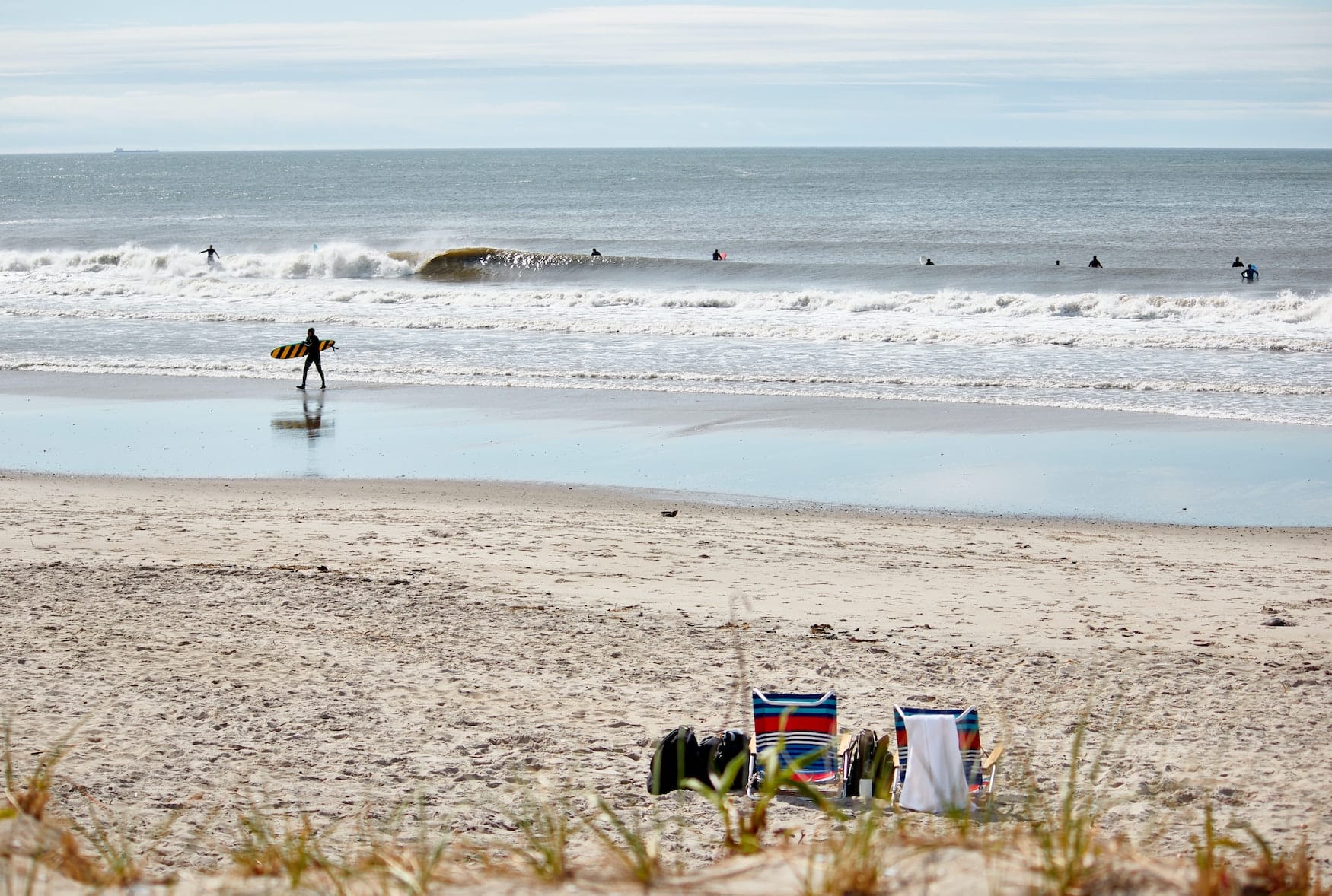 Der Rockaway Strand bei New York City