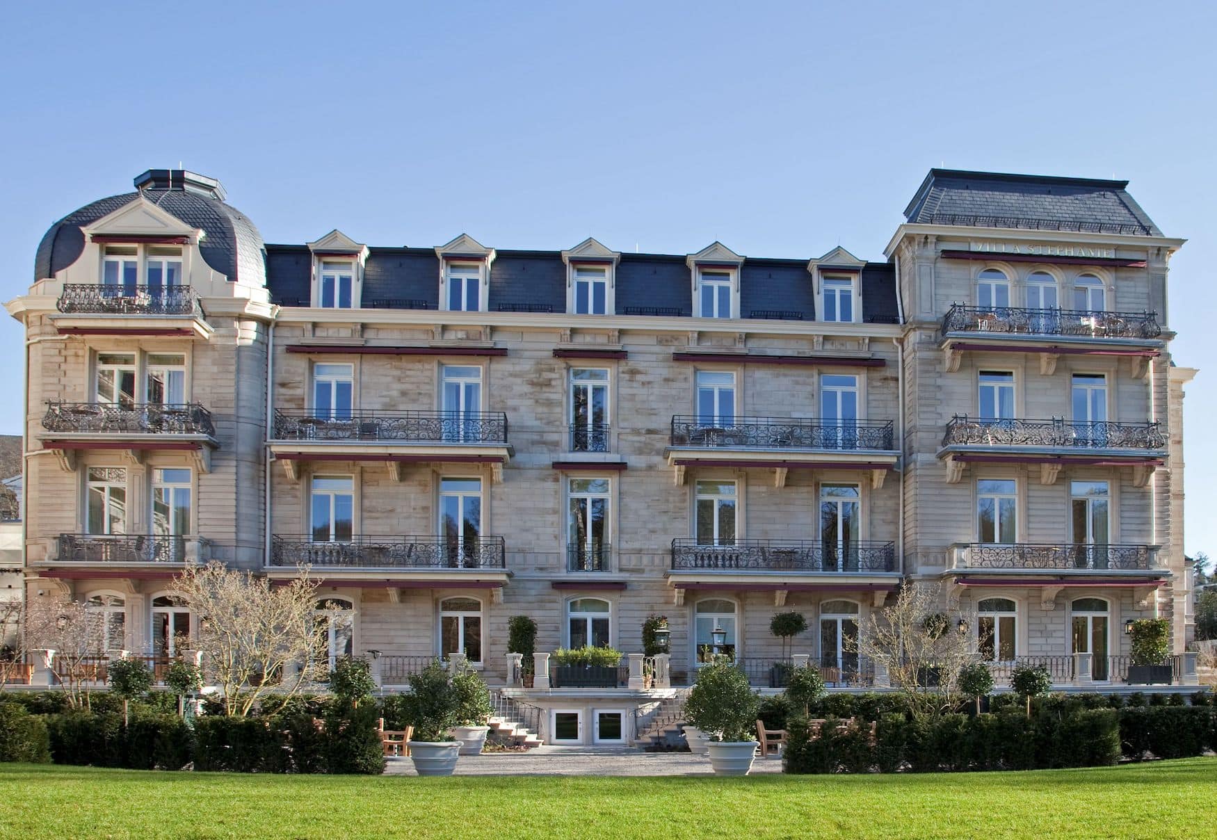 Außenfassade der Villa Stéphanie in Baden-Baden