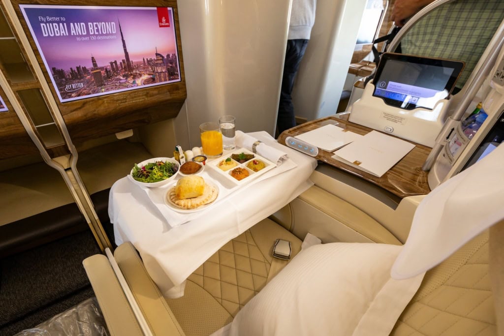 Emirates Business Class im A380