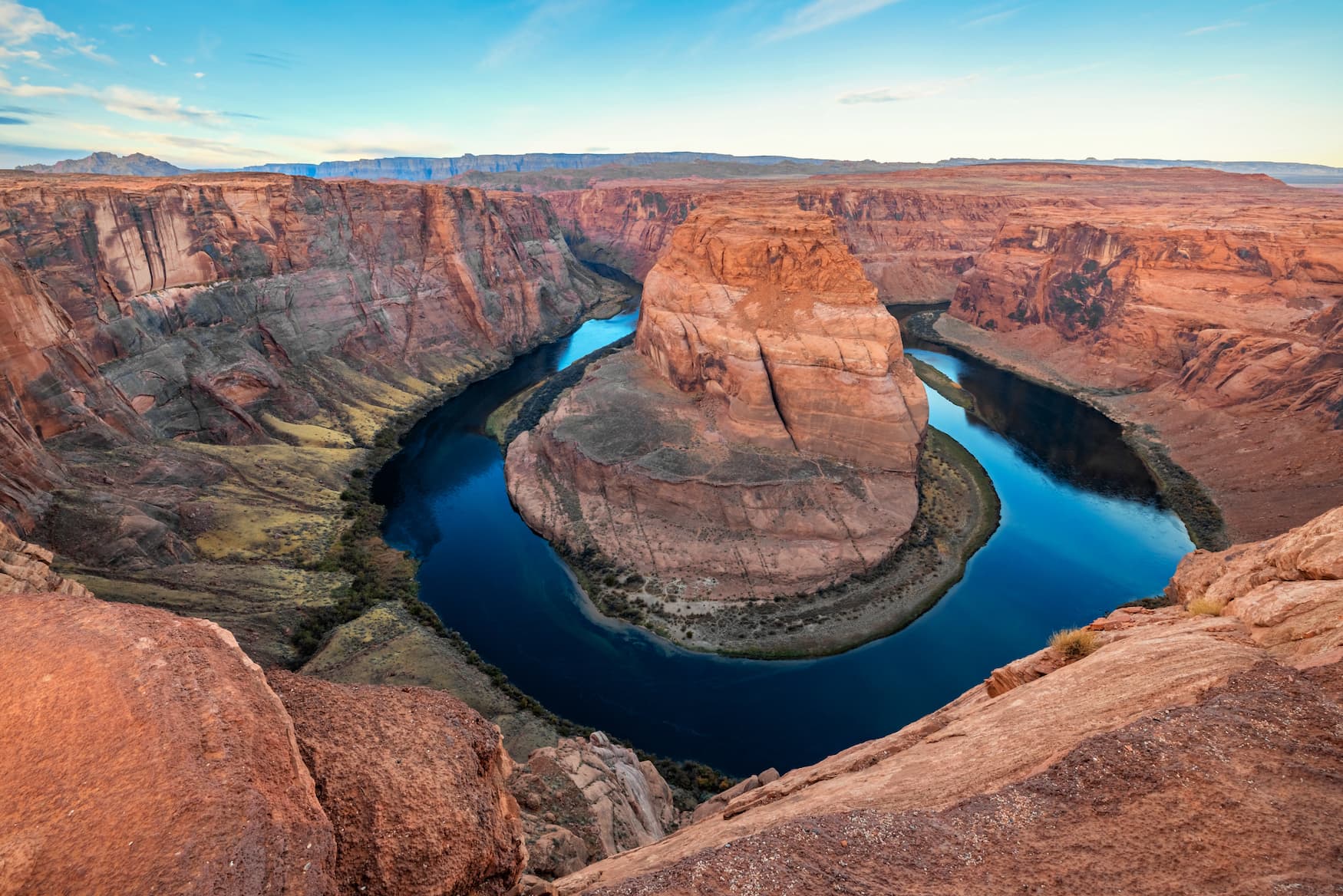 Horseshoe Bend, der wohl bekannteste Aussichtspunkt am Grand Canyon