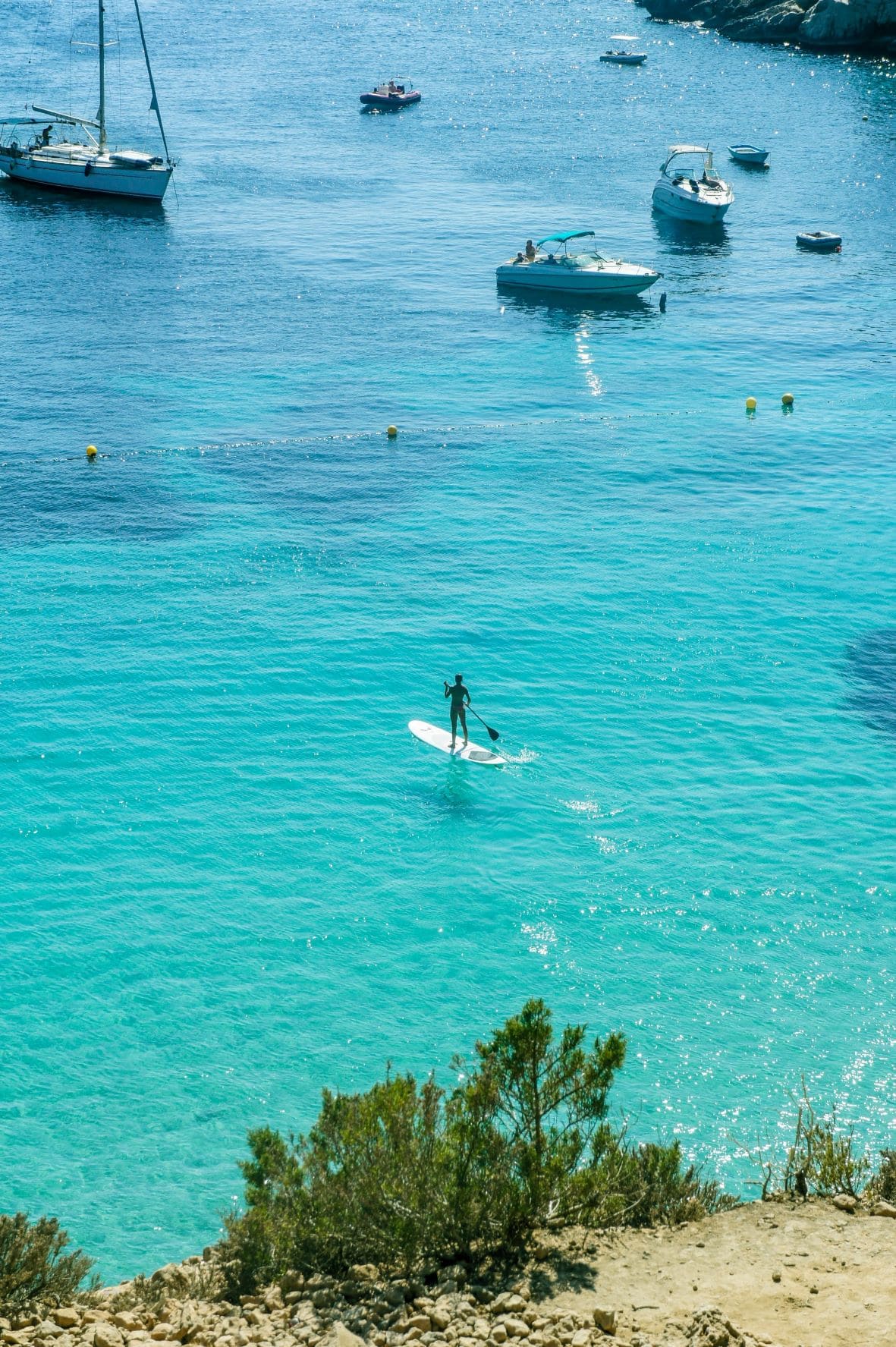 Stand-Up-Paddeln auf Ibiza 