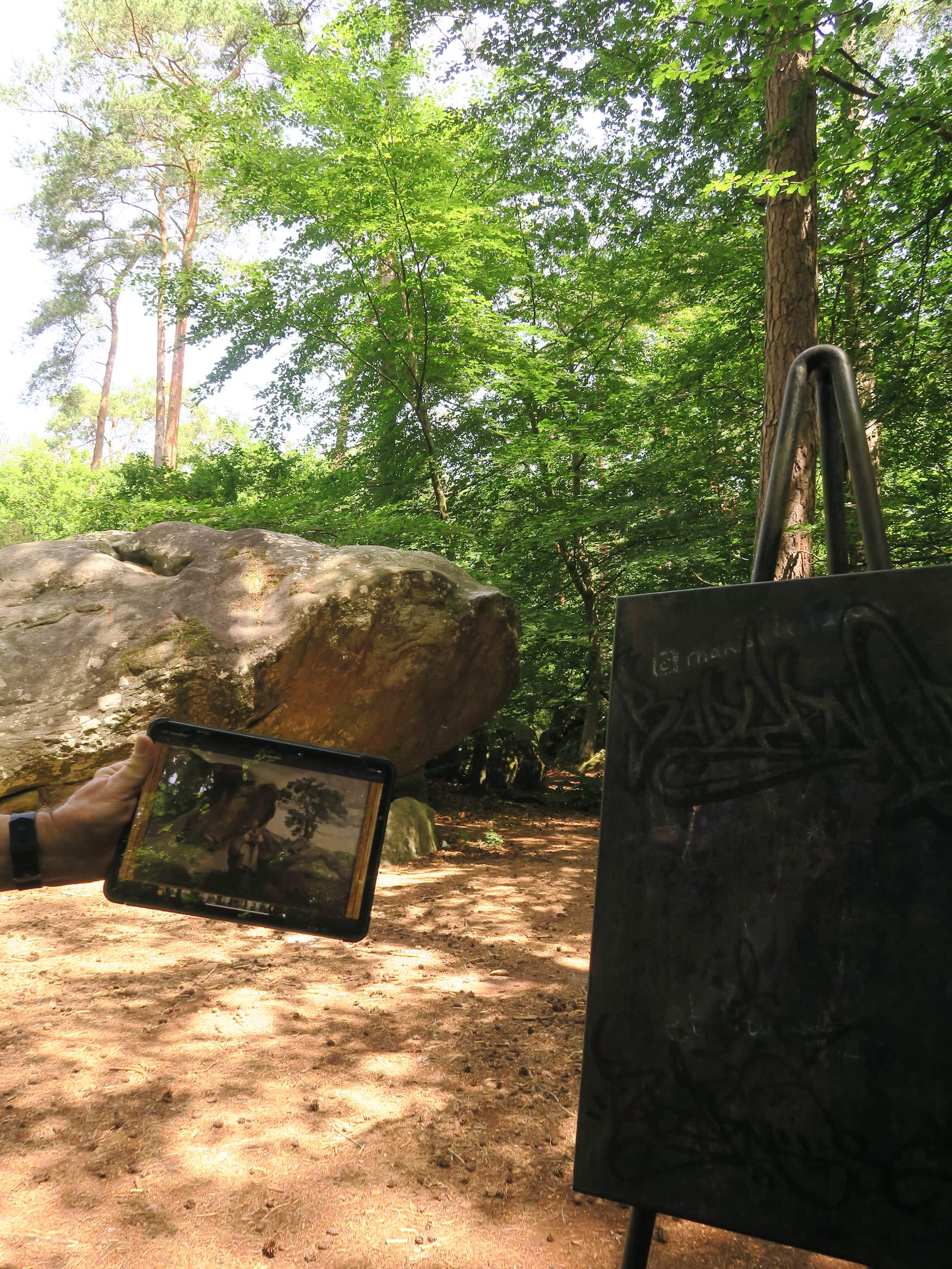 Foret de Fontainebleau, ein Ort für Künstler bei Paris