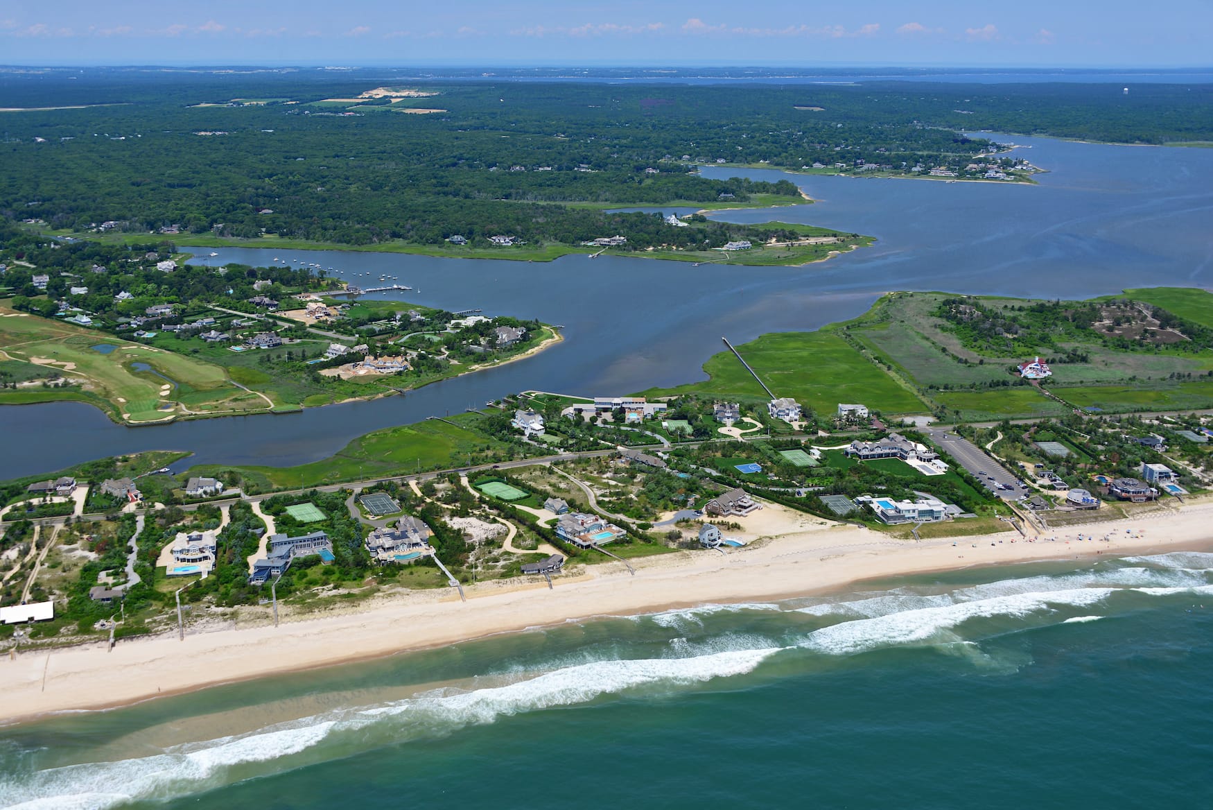 the Hamptons bei New York