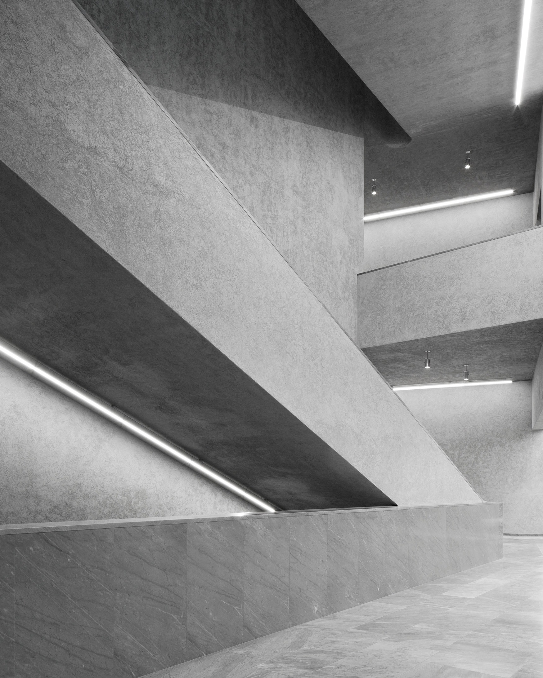 Treppenhaus im Kunstmuseum Basel I Neubau