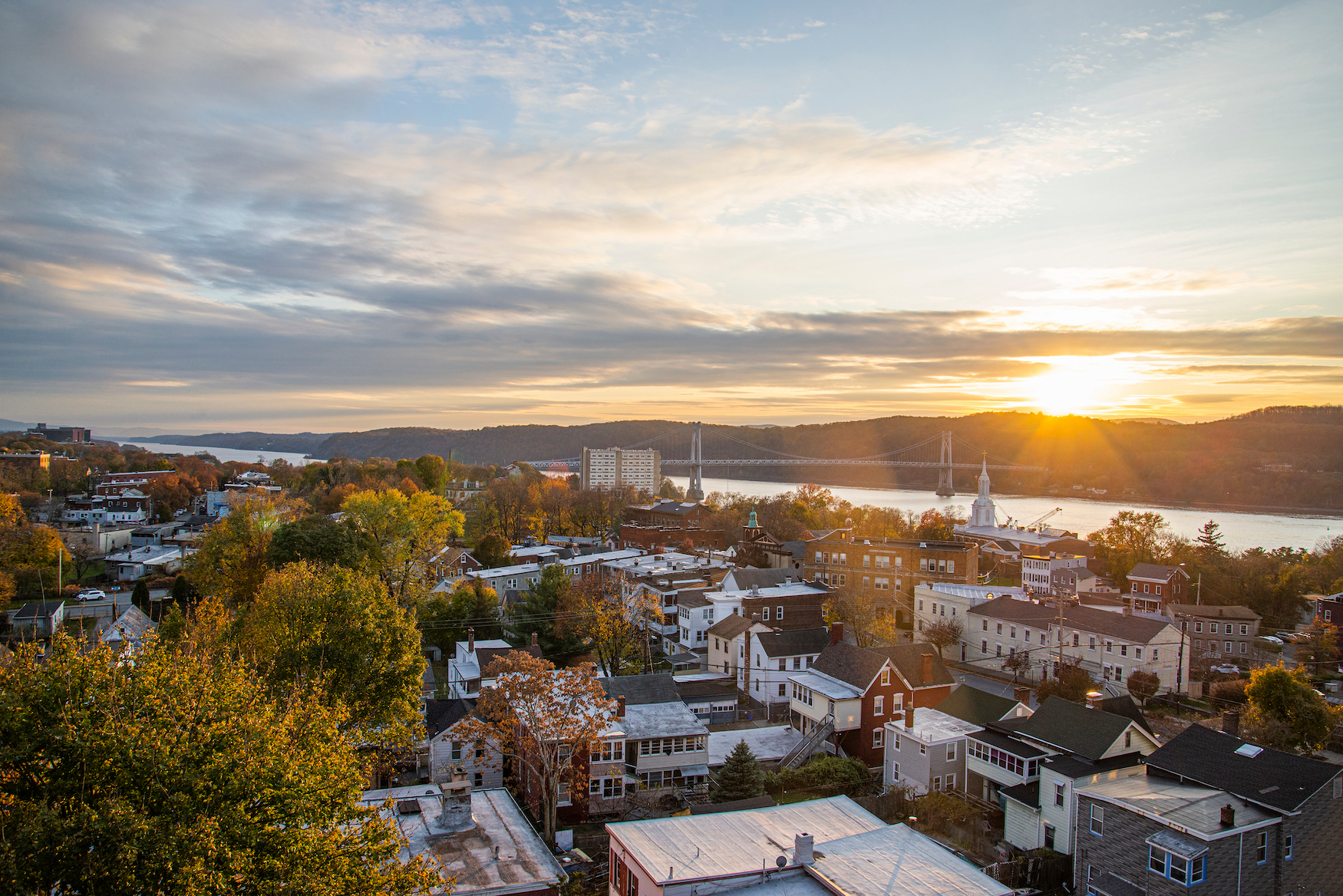 Sonnenuntergang in Poughkeepsie