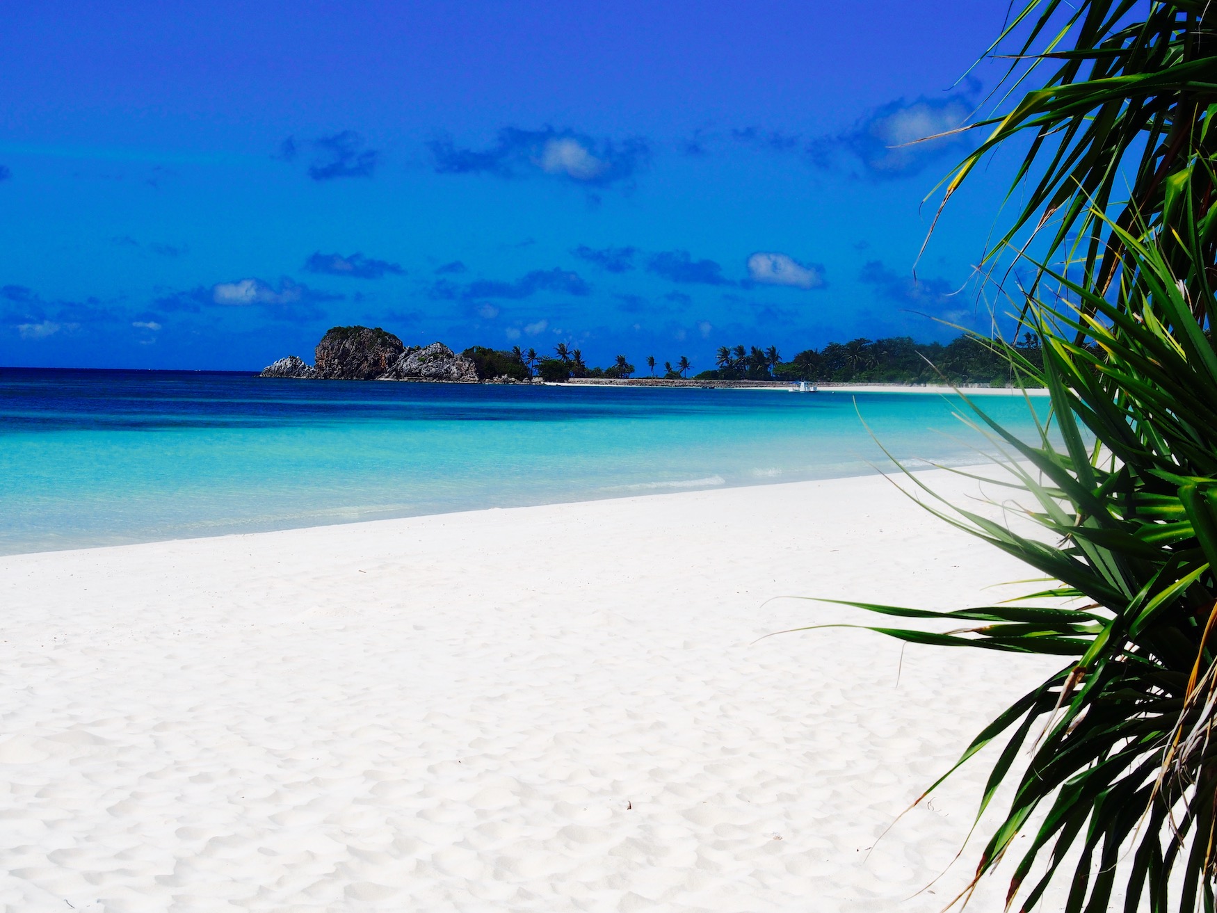 Strand von Amanpulo auf den Philippinen, der Lieblingsstrand von Ulrike Herder