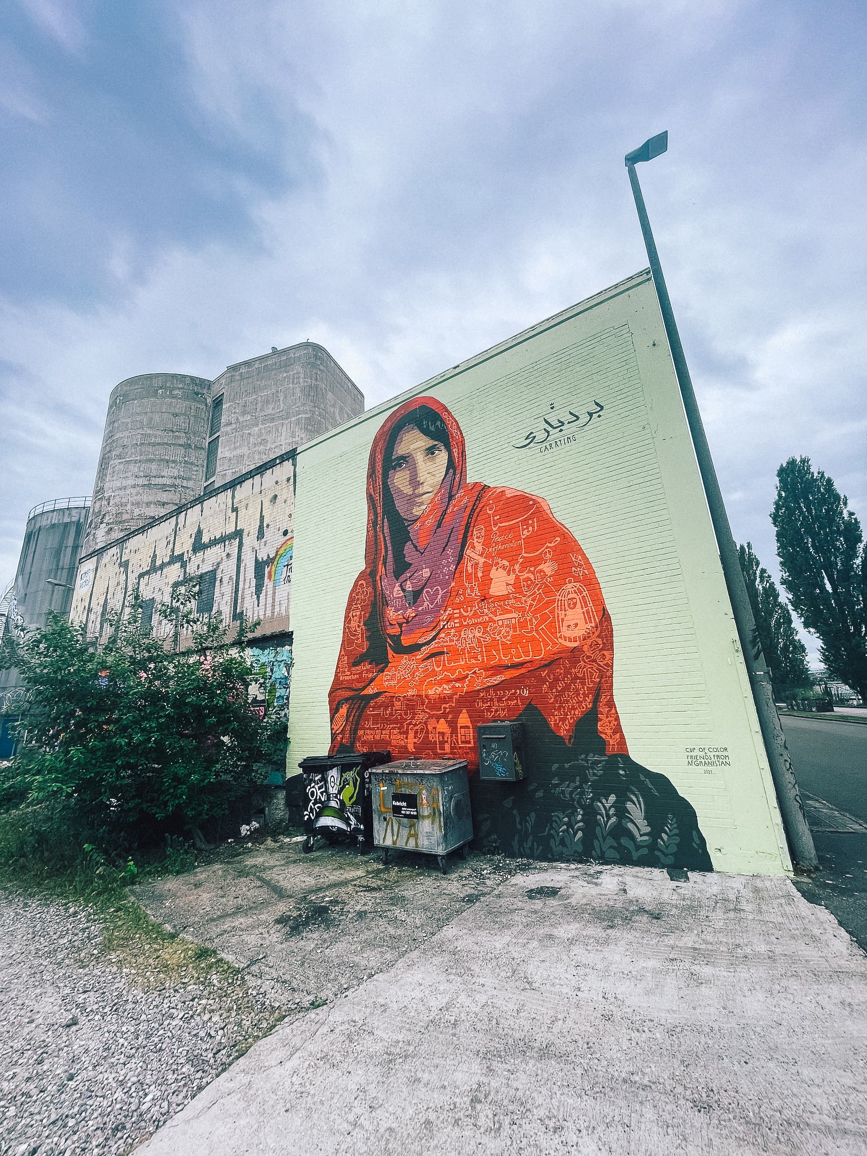 Kunst in Basel: Street Art, die auf die Lage afghanischer Frauen aufmerksam macht
