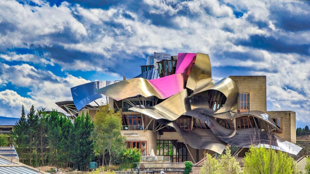 Marques de Riscal in Spanien - ein Gehry Gebäude