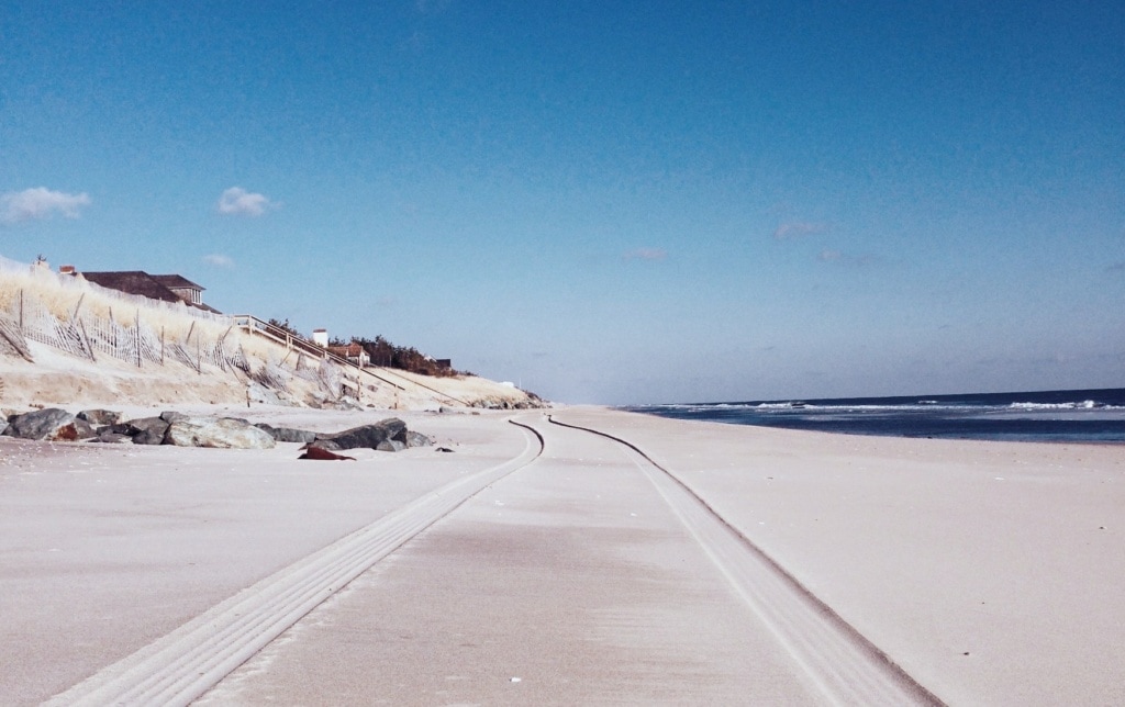 Strand in den Hamptons, USA