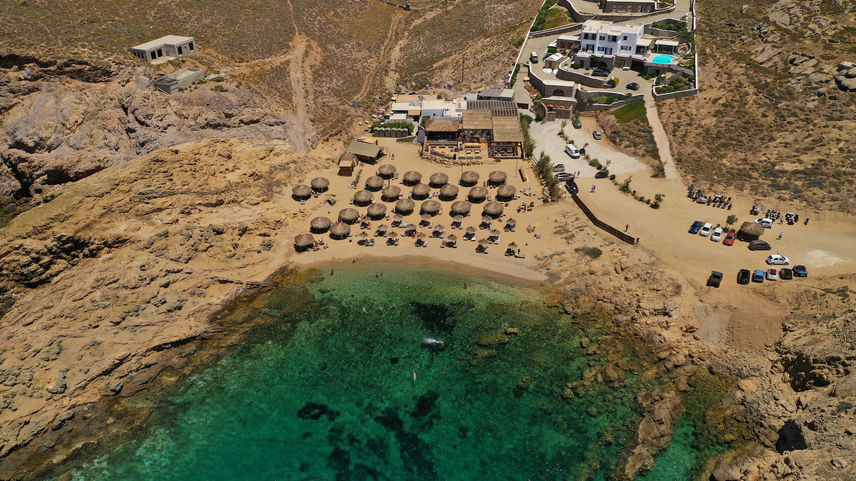 Alemagou Beach Club in Mykonos