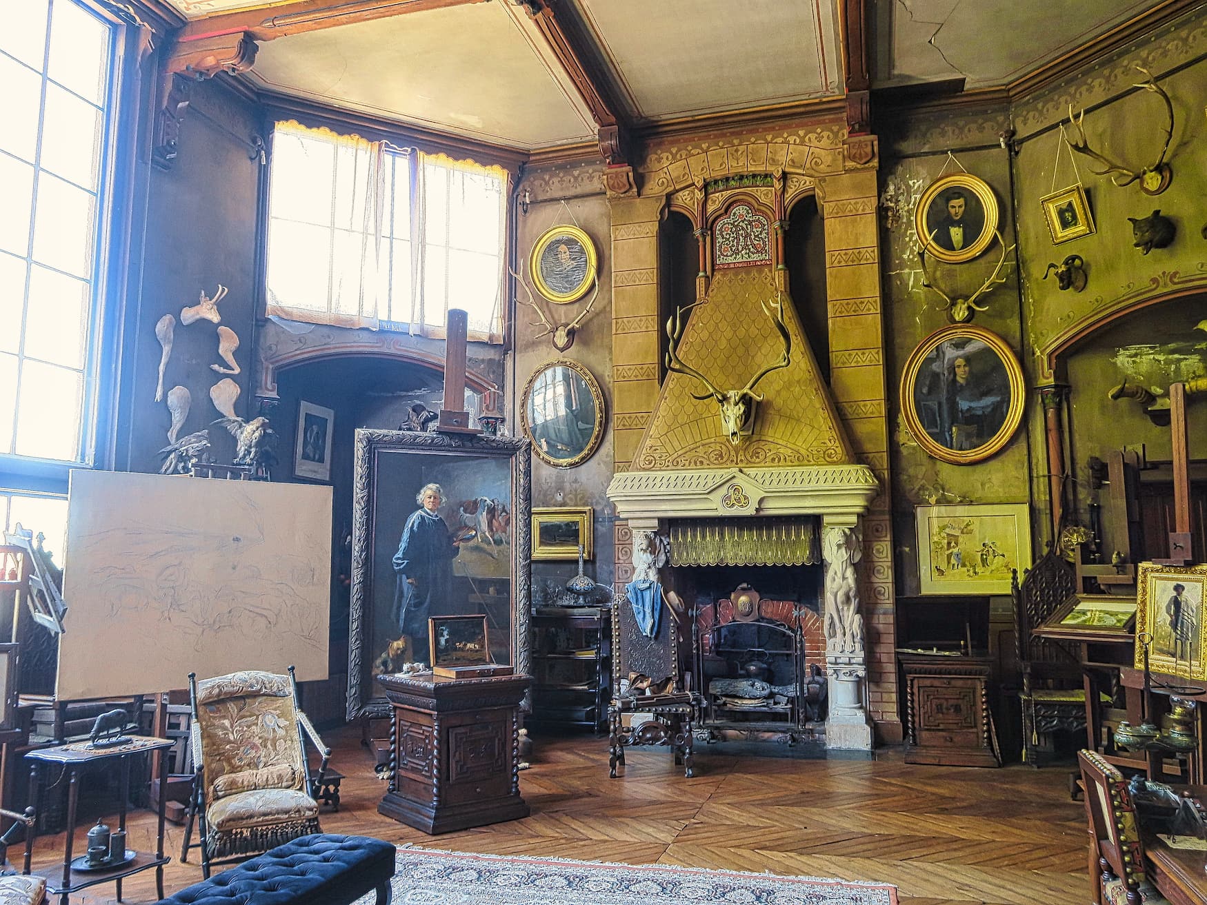 Musée du Rosa Bonheur in einem der Künstlerorte in der Region Paris