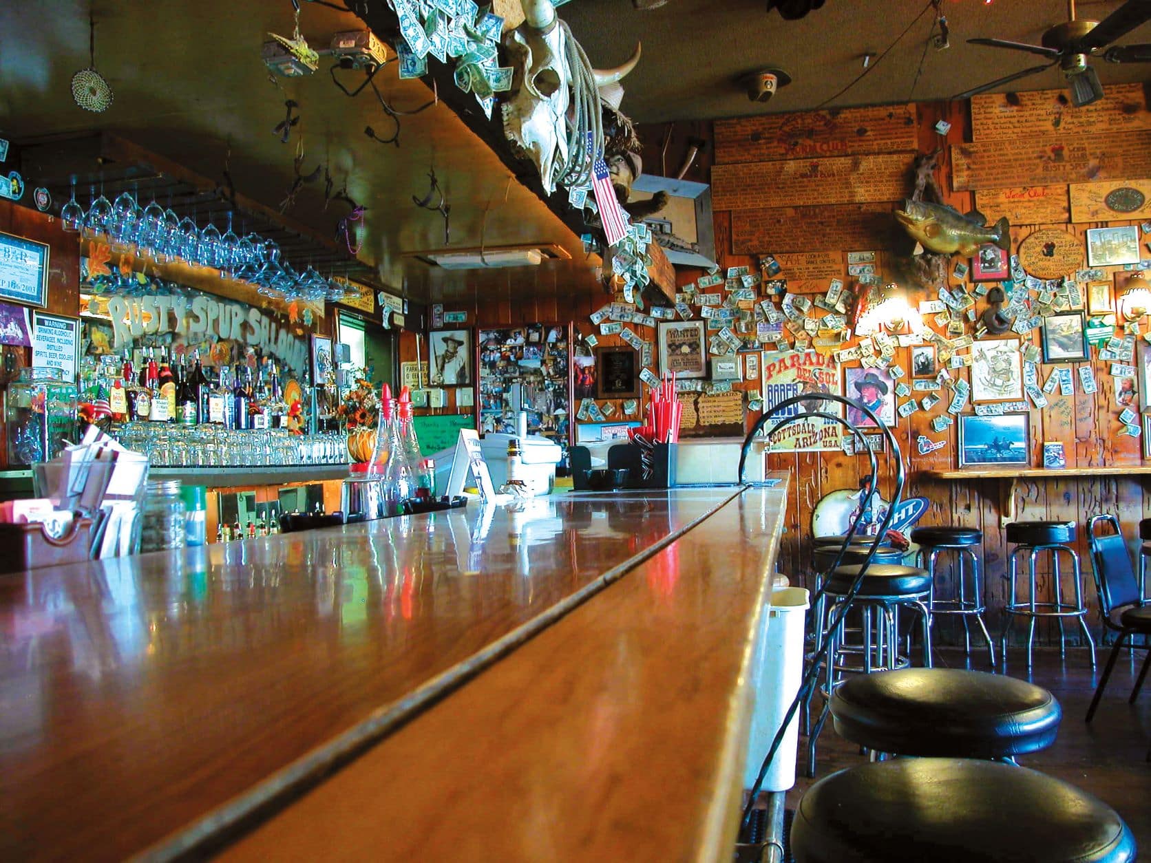 Theke im Rusty Spur Saloon Scootsdale