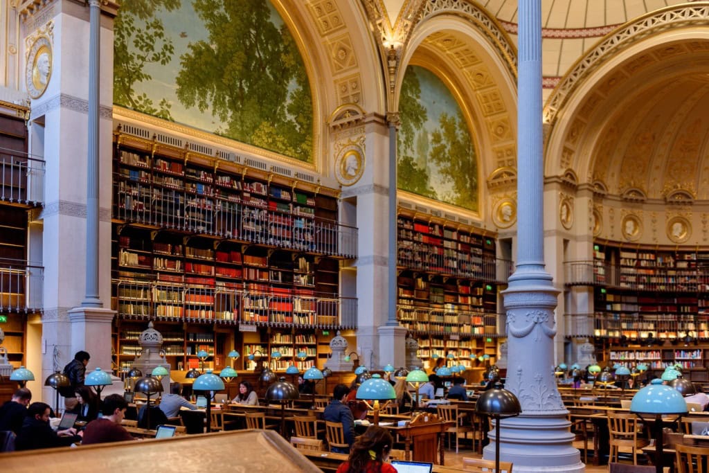 Die Nationalbibliothek in Paris.