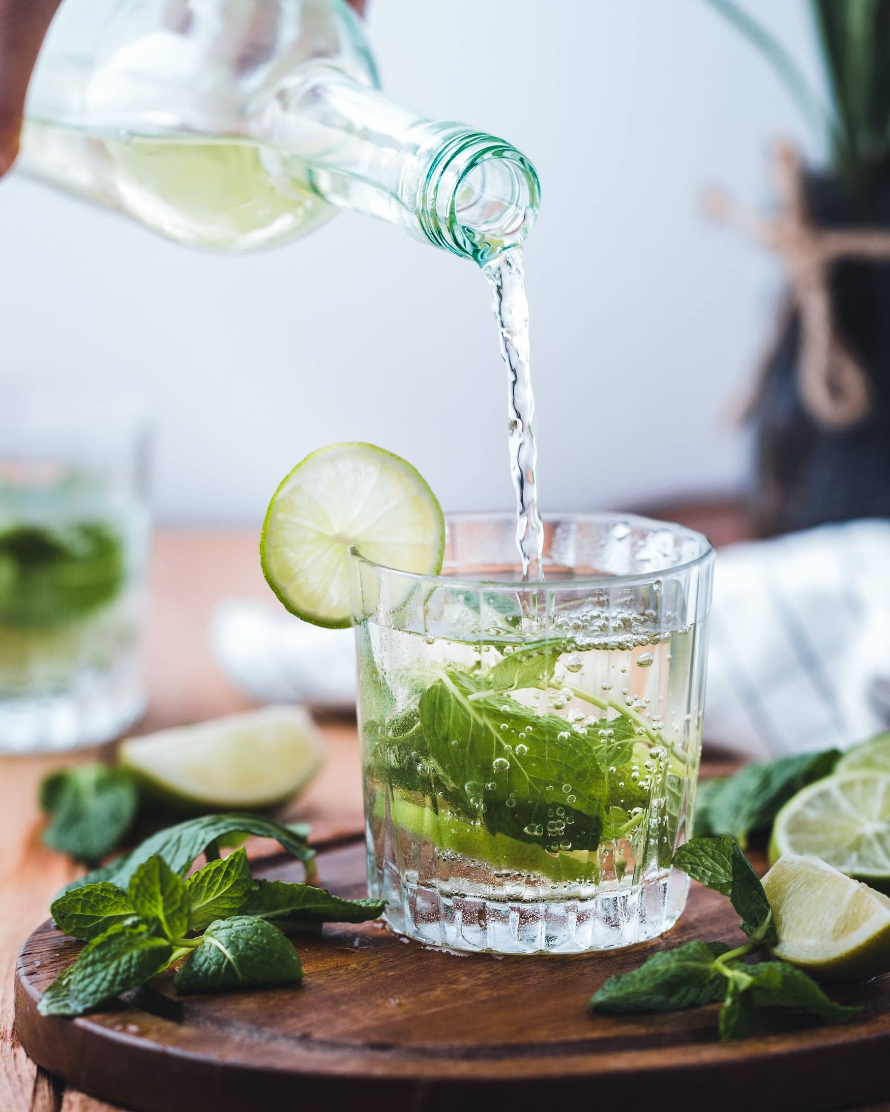 Infused Water ohne Eiswürfel