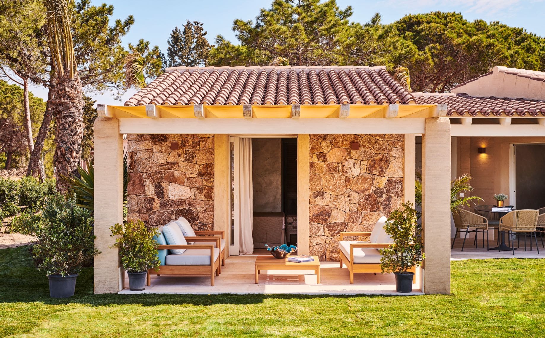 Bungalow im 7 PInes Resort Sardinia 