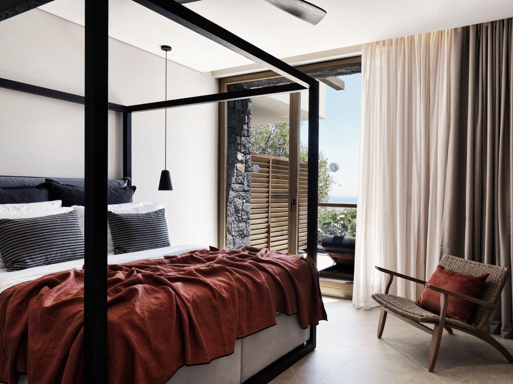 Zimmer im Magma Resort auf Santorin 