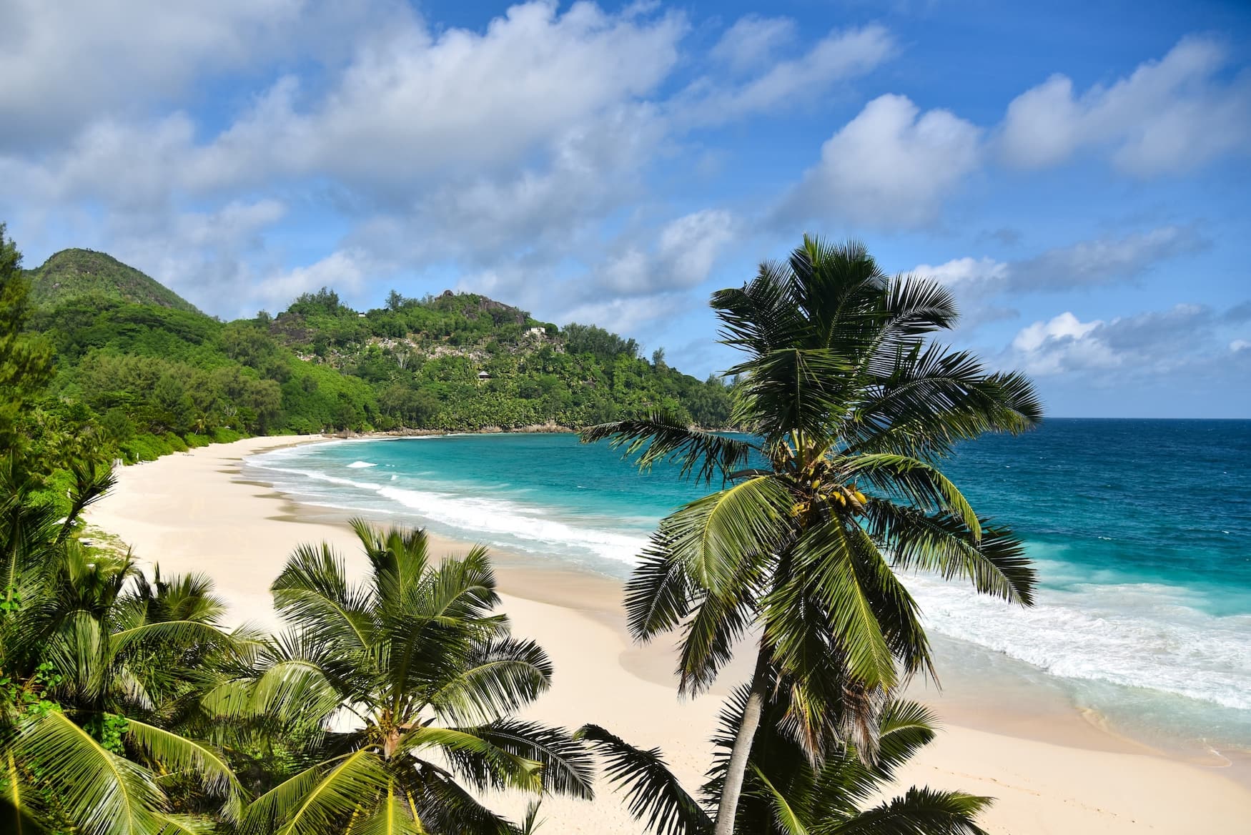 Strand auf den Seychellen