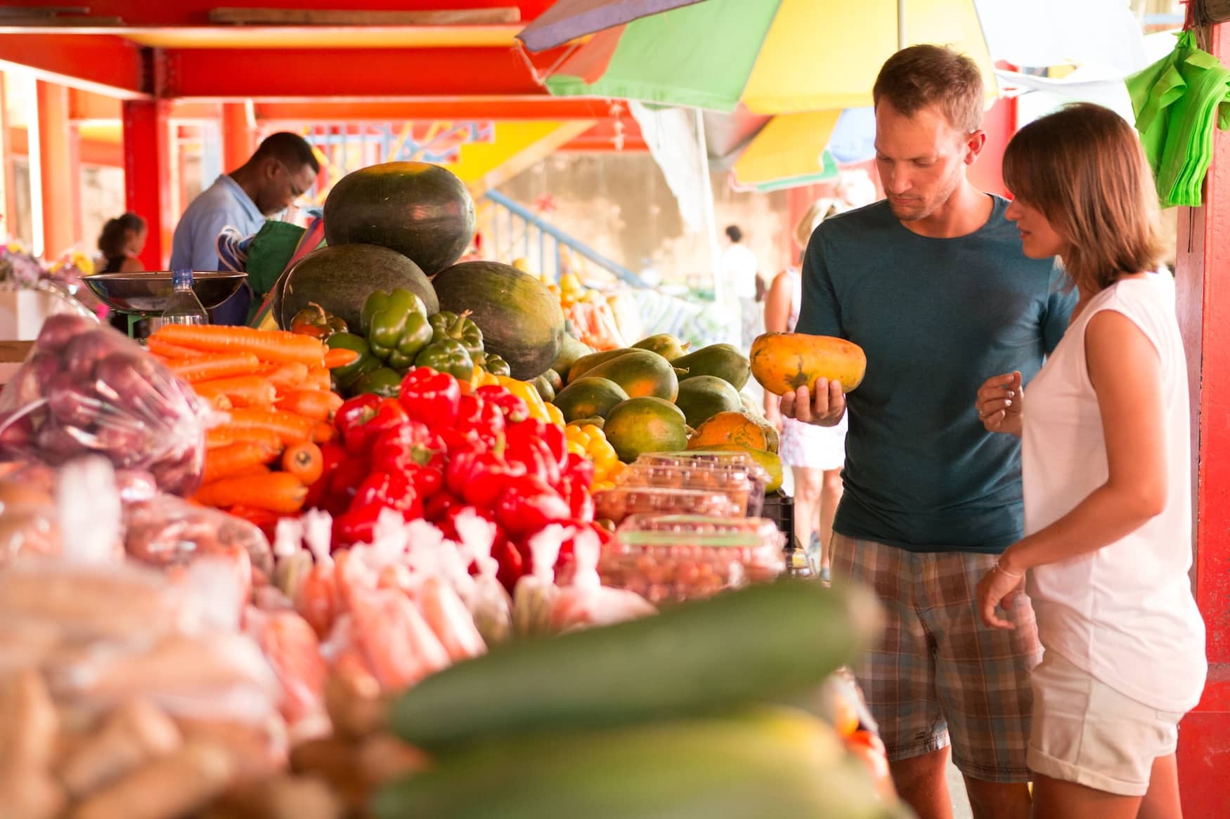 Marktbesuch in Victoria