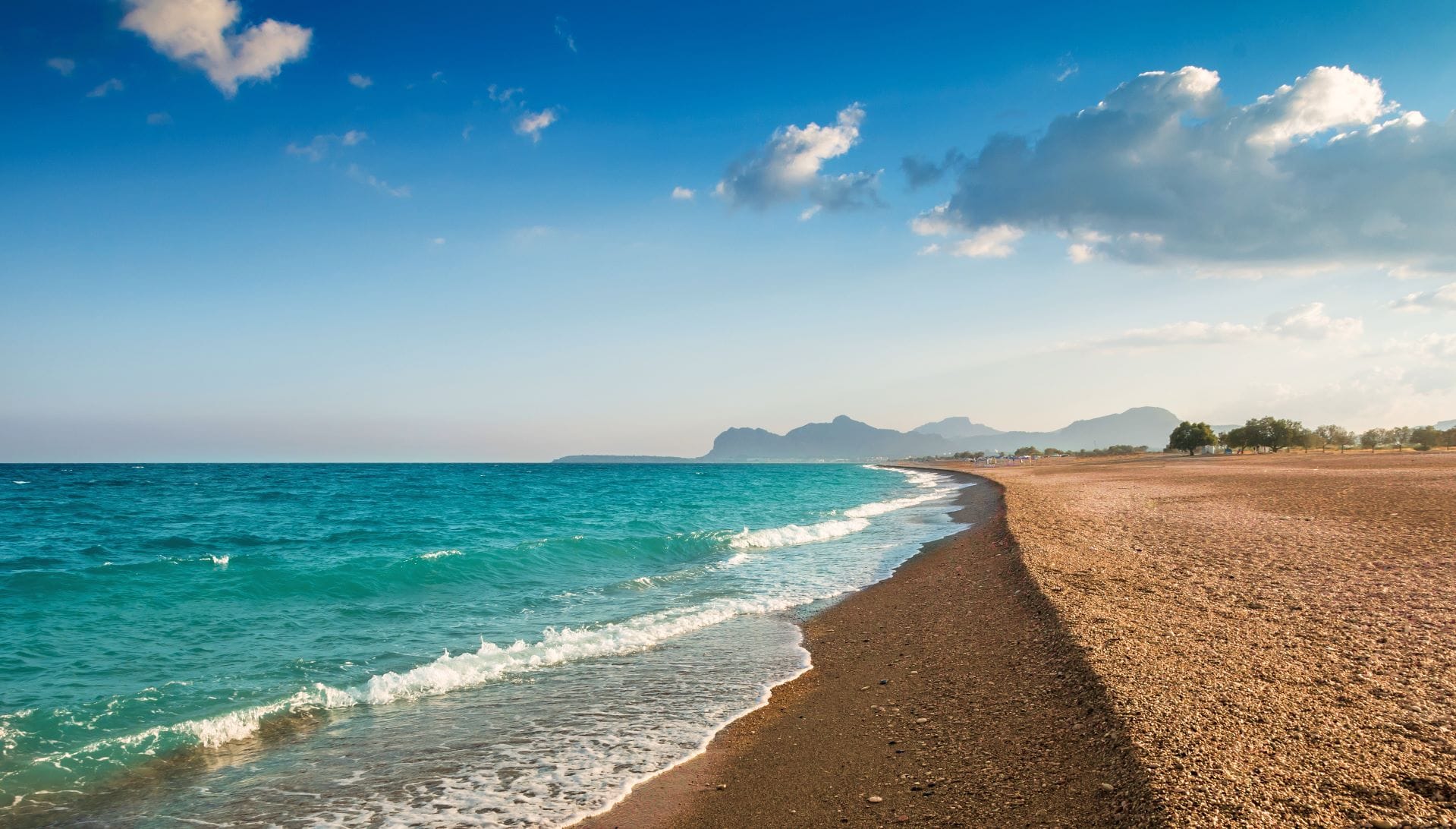 Afandou-Strand auf Rhodos