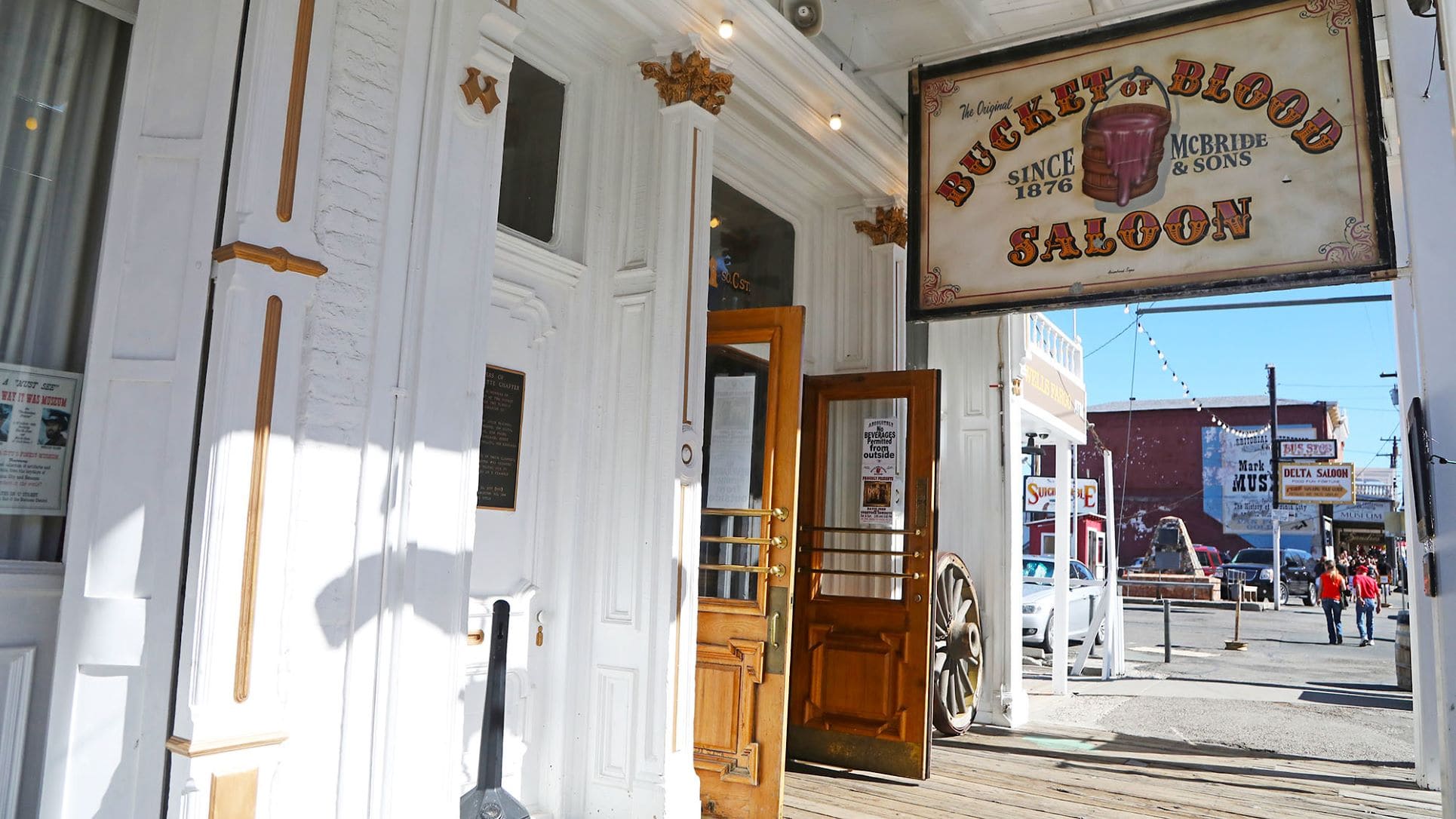 Bucket of Blood Saloon in Virginia City 