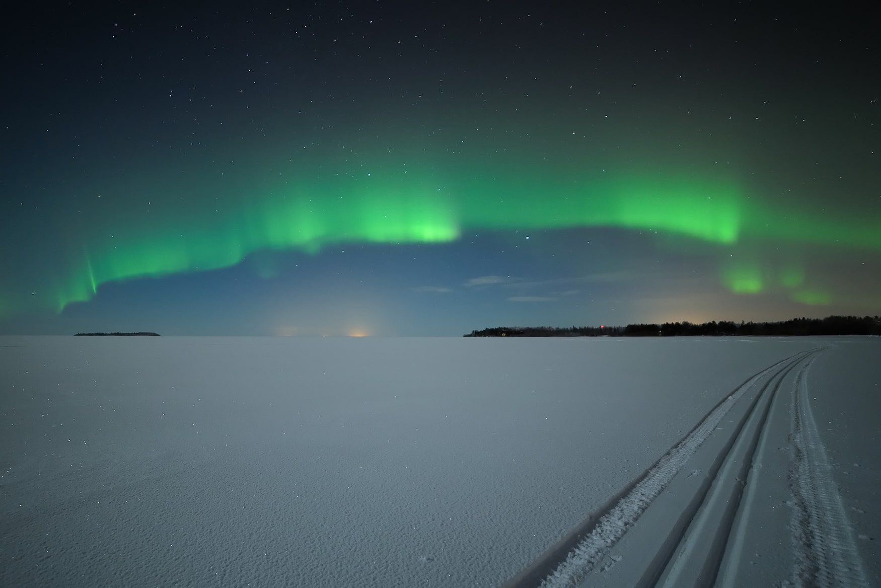 Polarlichter in Finnland