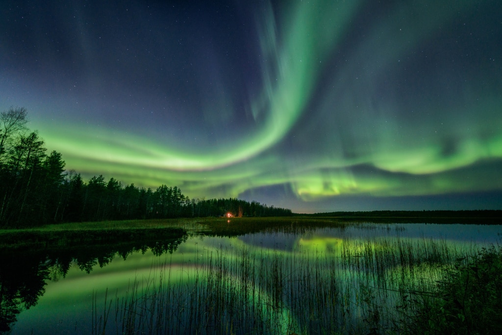 Nordlichter in Finnland