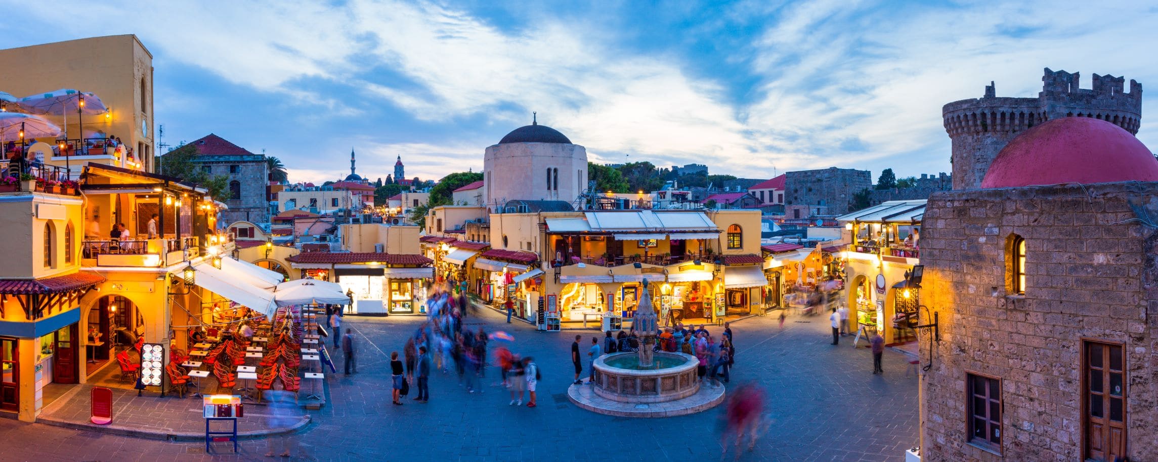 Rhodos: Blick auf Hippokratesplatz