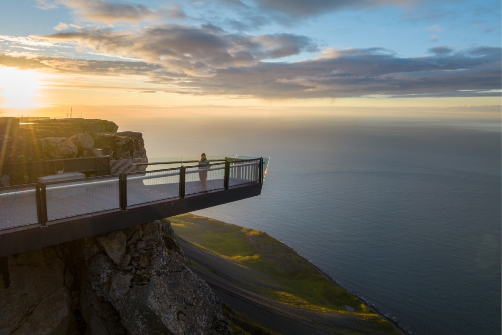 neuer Skywalk in den Westfjorden
