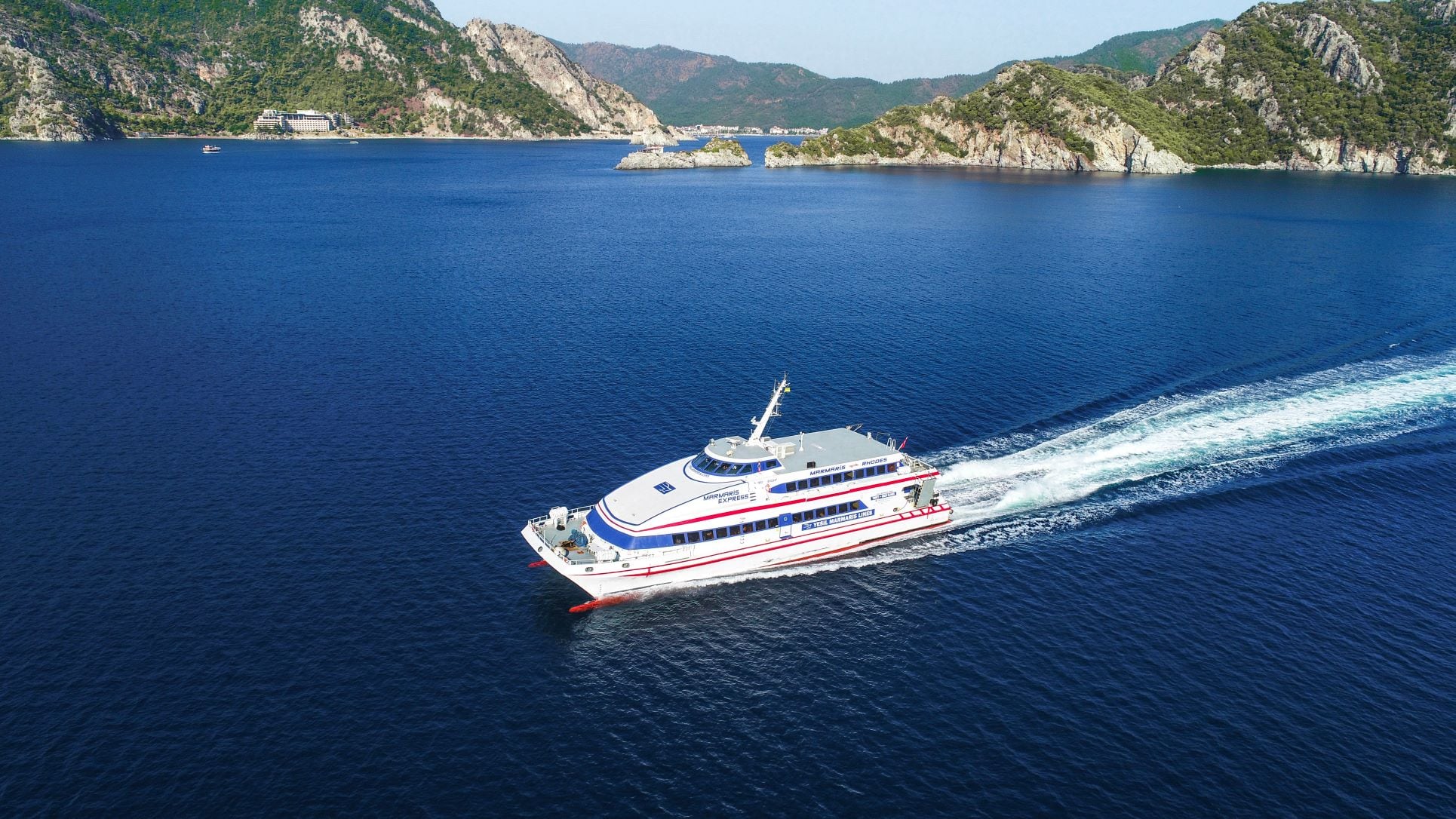 Katamaran von Marmaris nach Rhodos