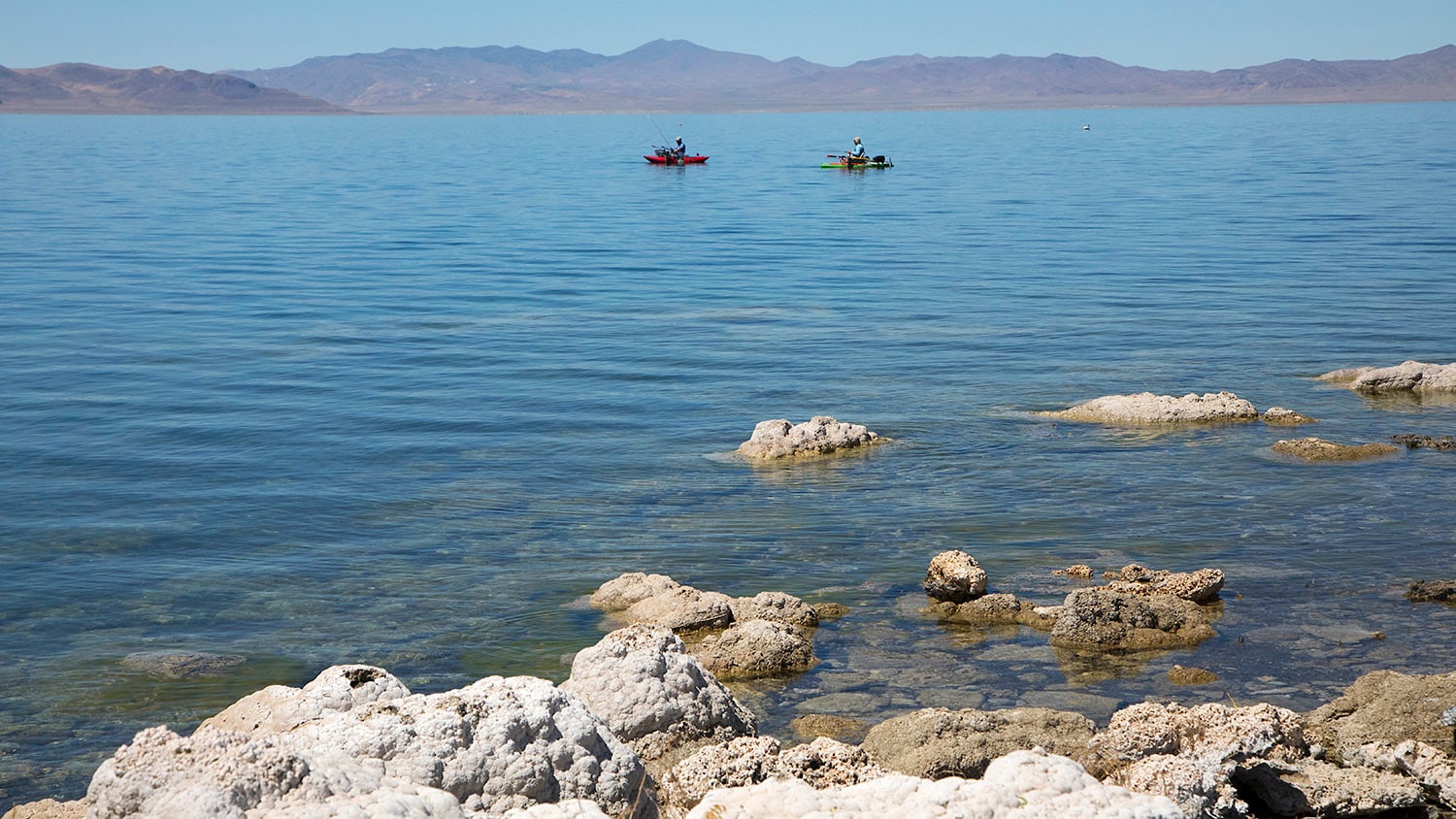 Lake Pyramid in Nevada
